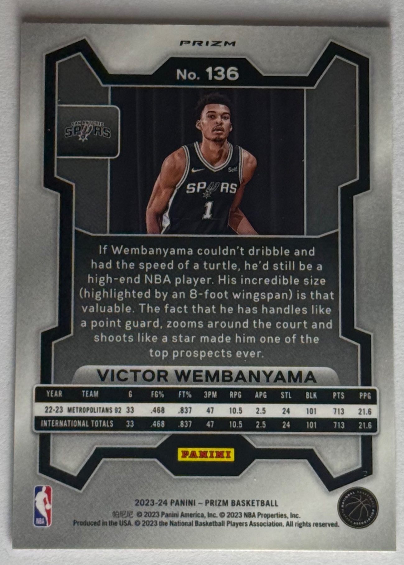 Card back