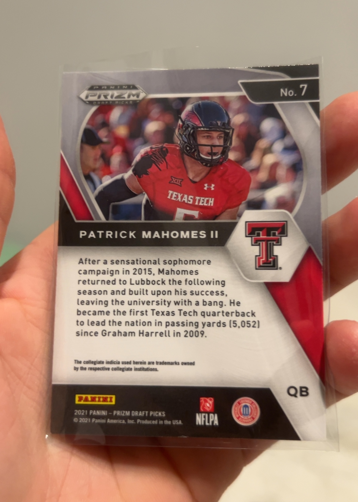 Card back