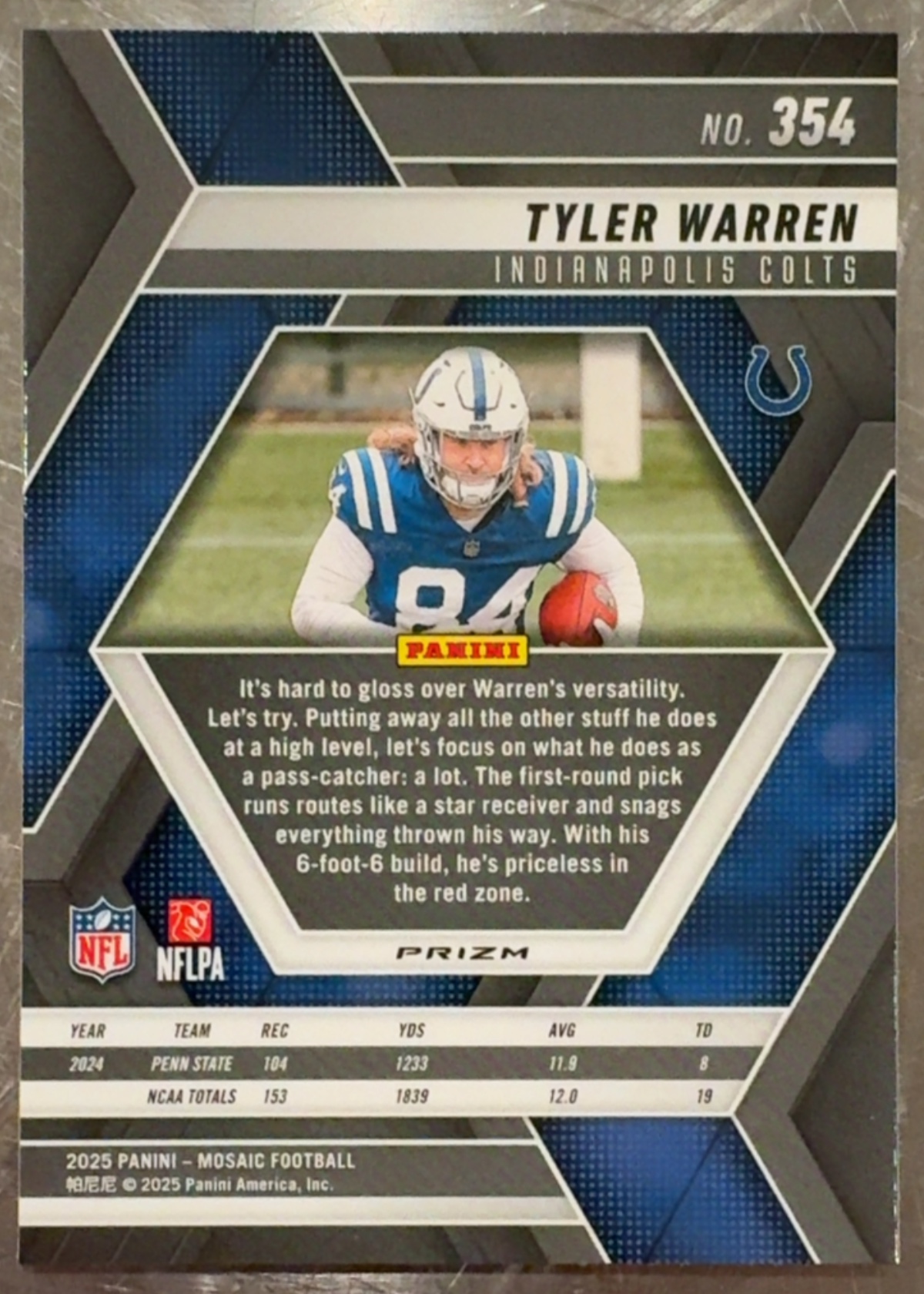 Card back