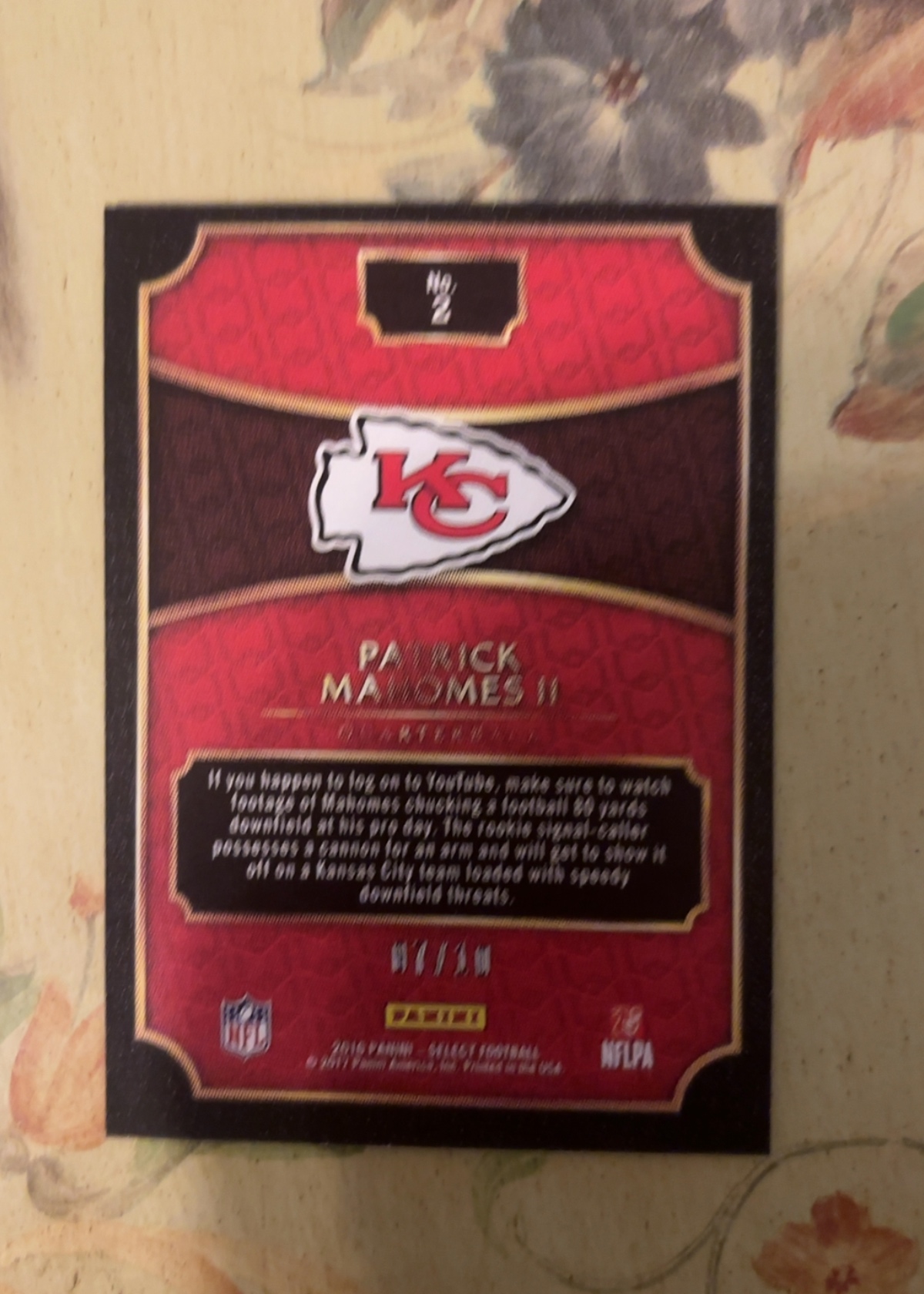 Card back