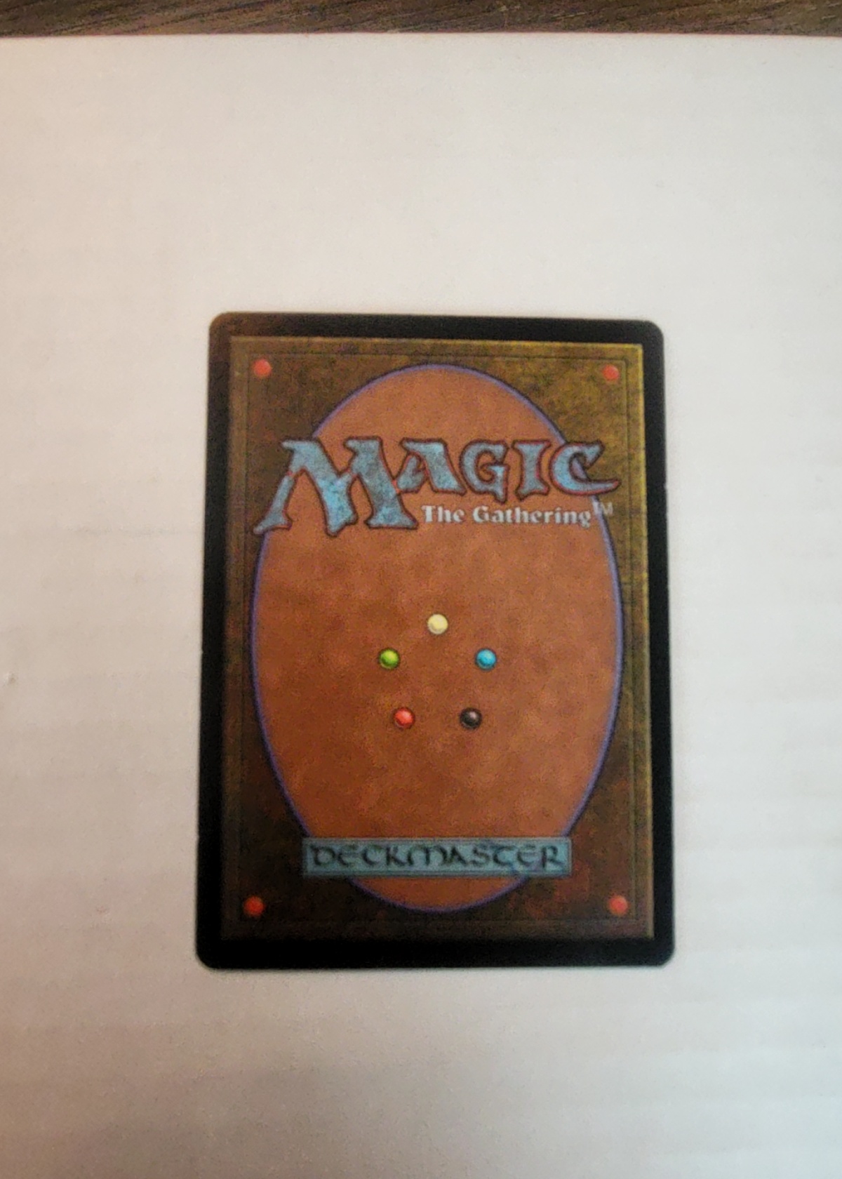 Card back