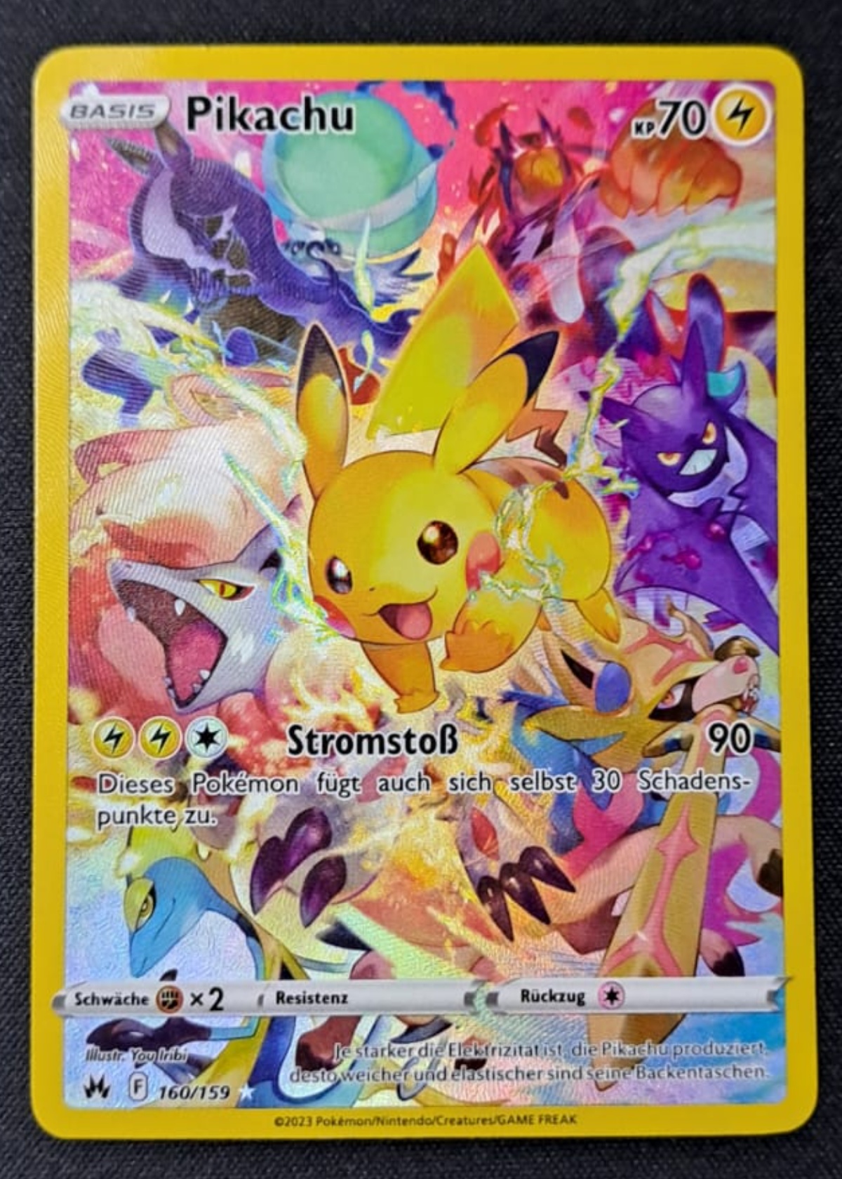 Pikachu - Grade 9.5 - Crown Zenith #160/159 | TCGrader
