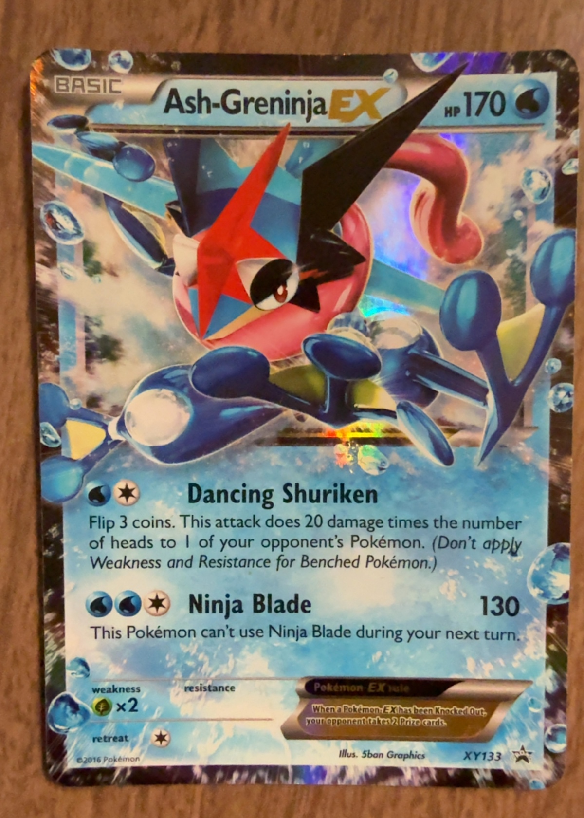 Ash-Greninja-EX - Grade 7 - XY Black Star Promos #XY133 | TCGrader