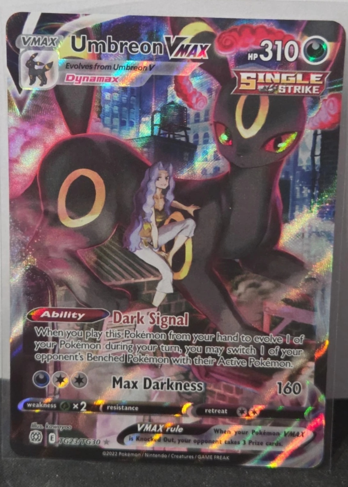 Umbreon VMAX - Grade 9.5 - Brilliant Stars #TG23/TG30 | TCGrader