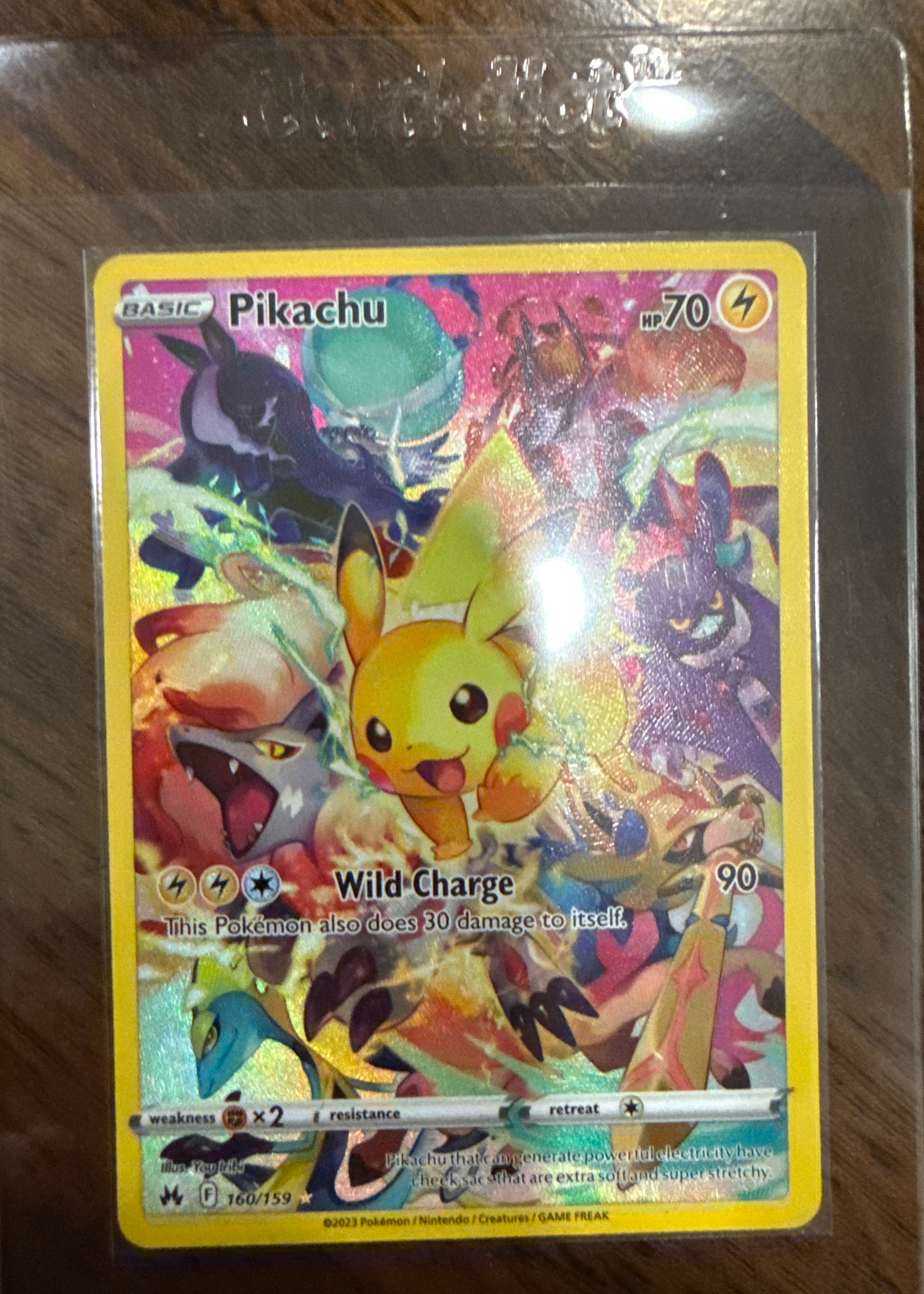Pikachu - Grade 9 - Crown Zenith #160/159 | TCGrader