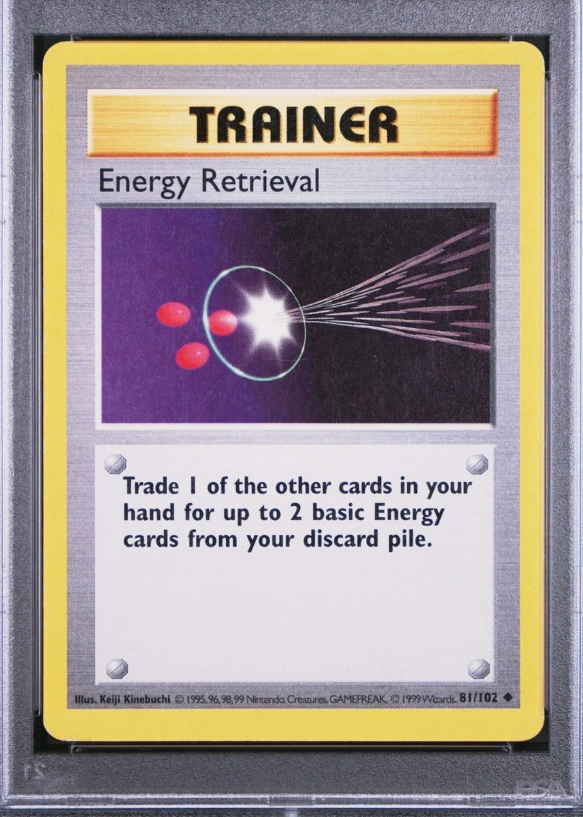 Energy Retrieval - Grade 8 - Base Set #81/102 | TCGrader