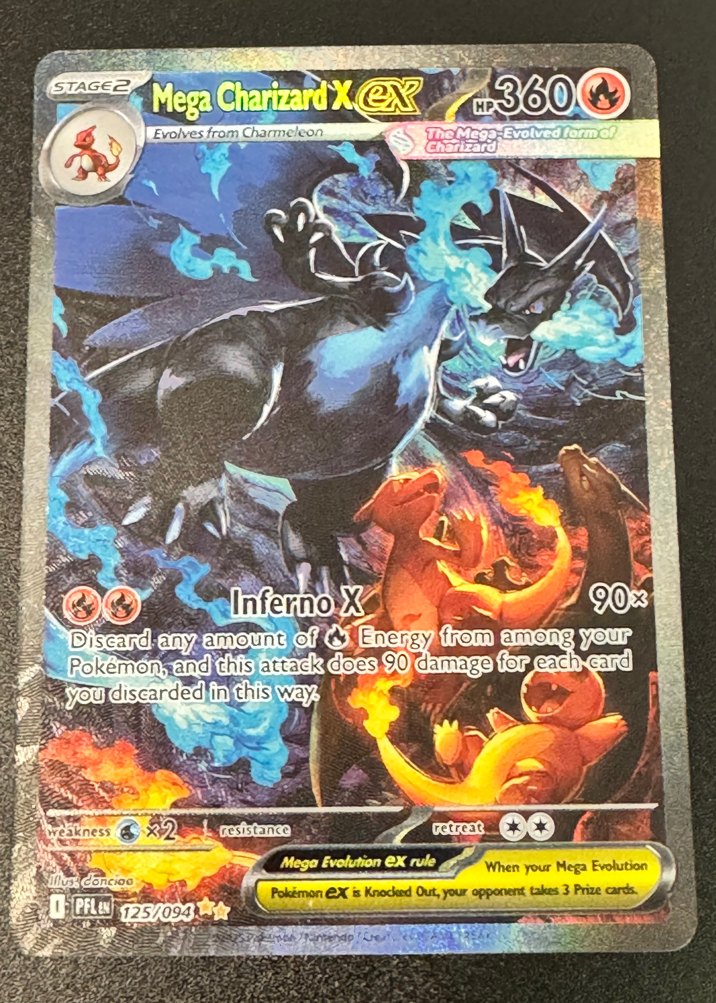 Mega Charizard X ex - Grade 7 - Phantasmal Flames #125/094 | TCGrader