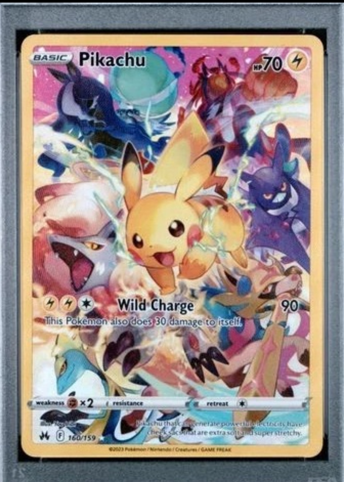 crown zenith graded cards Pokemon Graded: Pikachu 160/159 (2023) Secret Rare Holo CGC 9.5 this card is the perfect way to showcase your collection. Buy PSA Graded English Pokemon