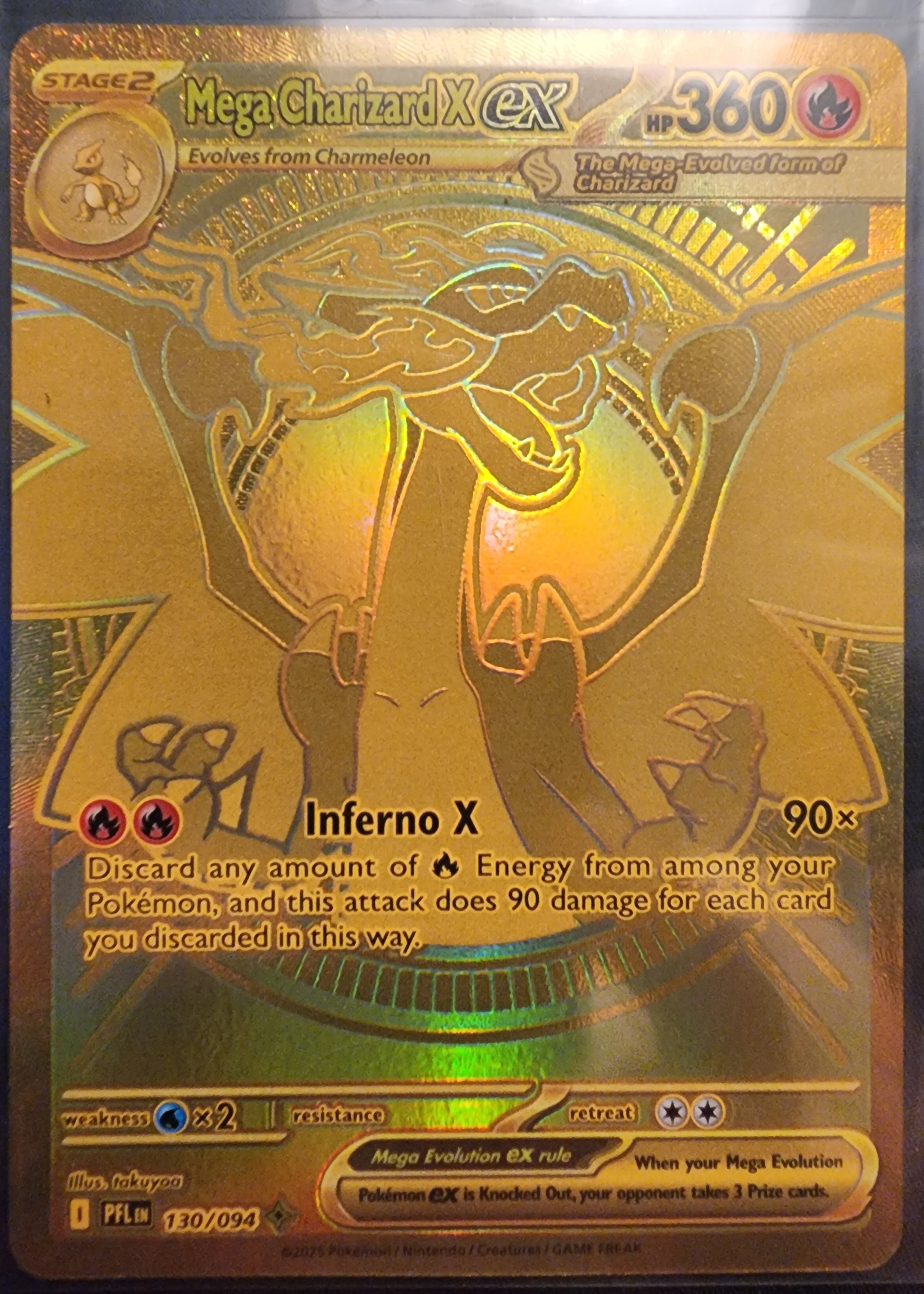 Mega Charizard X ex - Grade 8.5 - Phantasmal Flames #130/094 | TCGrader