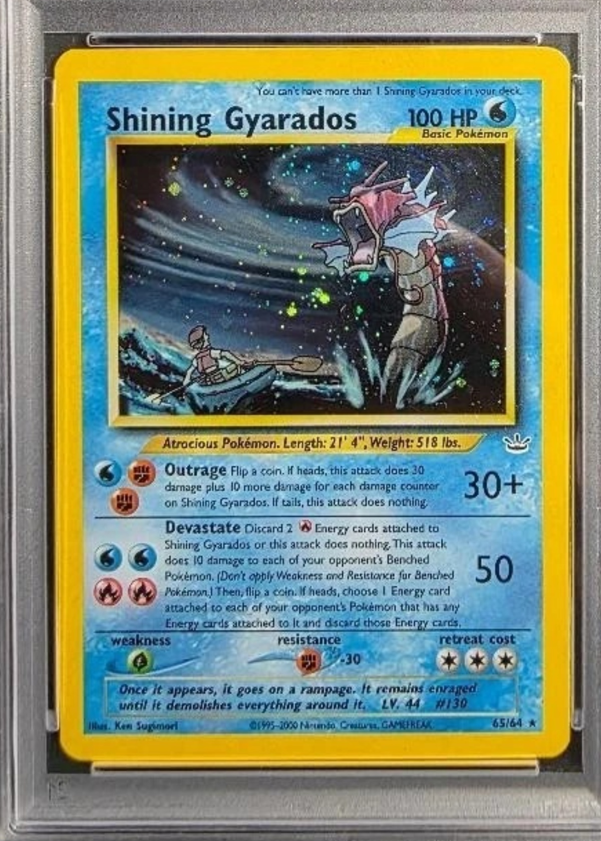 Shining Gyarados - Grade 7.5 - Neo Revelation #65/64 | TCGrader Shining Gyarados - Grade 7.5 - Neo Revelation #65/64 | TCGrader