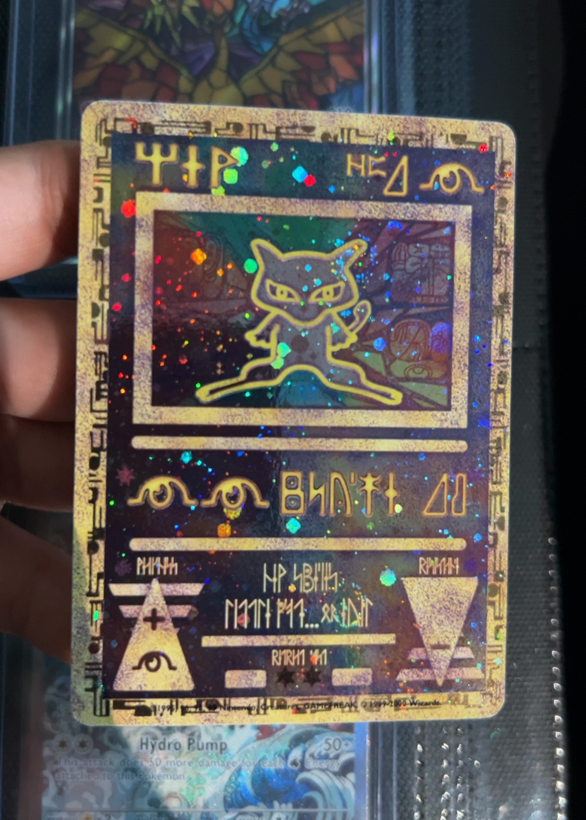 ancient mew card pokemon 2000 Ancient Mew 2000 Pokémon Movie Promo PSA 8 – Kollector's Nest main image 0