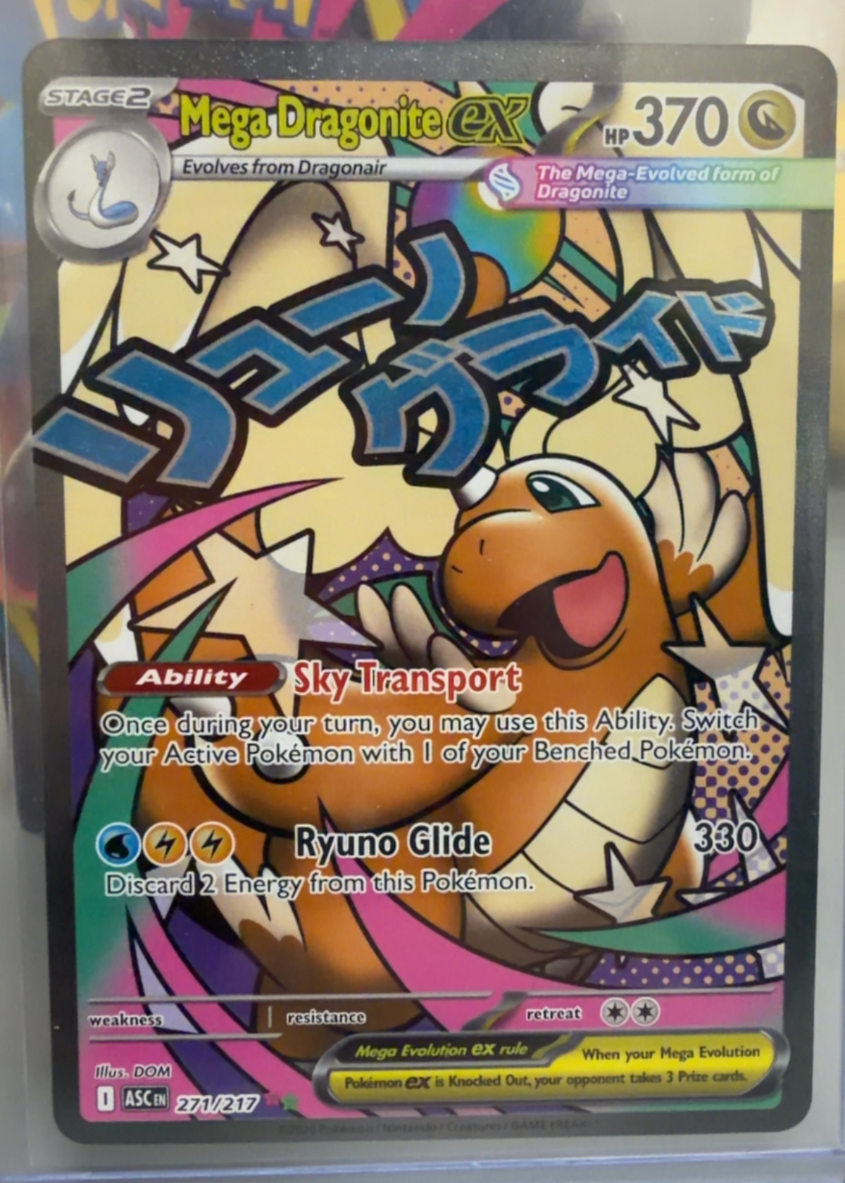 Mega Dragonite ex - Grade 8.5 - Ascended Heroes #271/217 | TCGrader