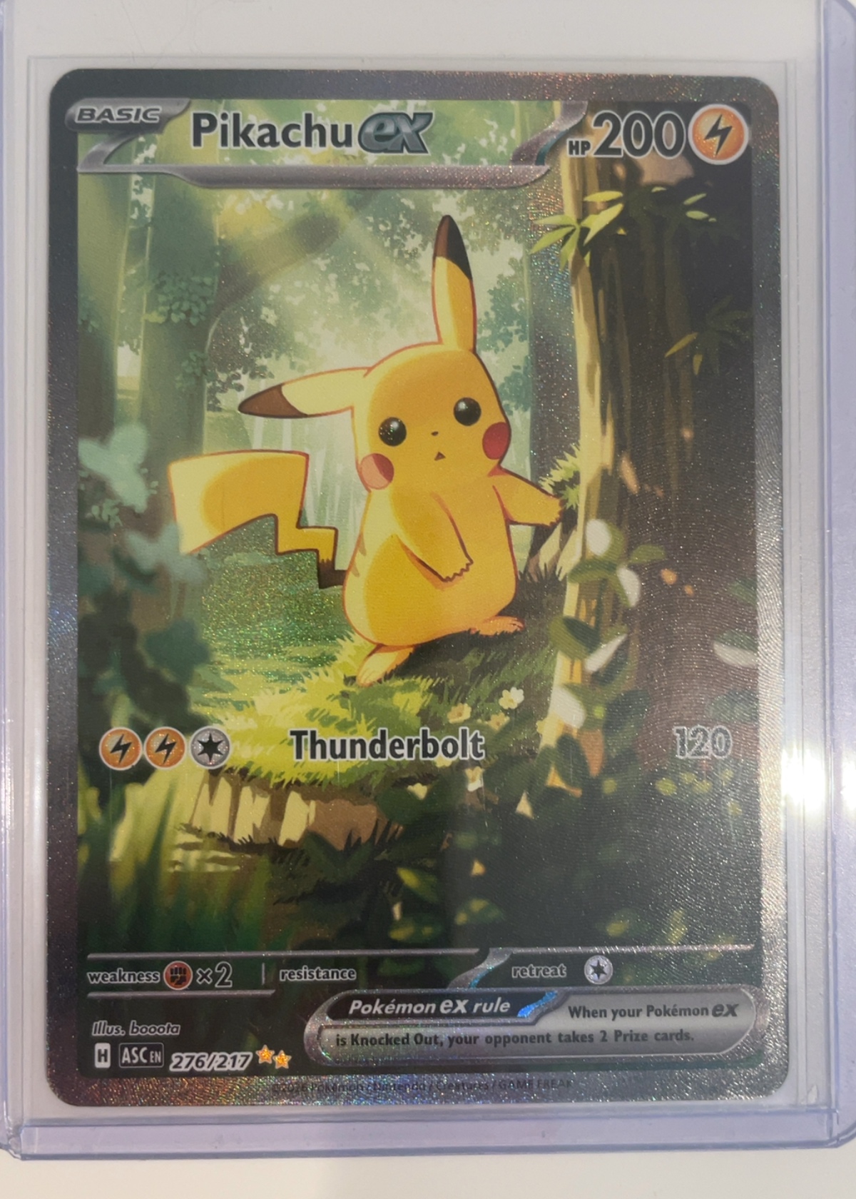 Pikachu ex - Grade 9 - Ascended Heroes #276/217 | TCGrader