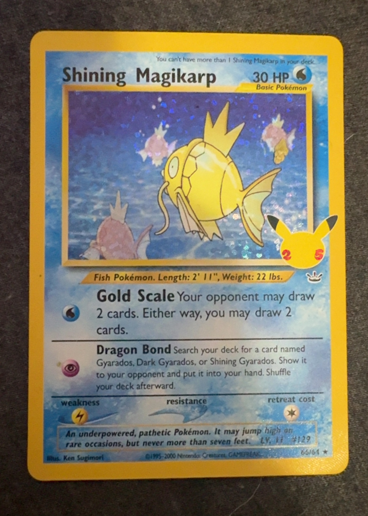 Shining Magikarp - Grade 7 - Celebrations: Classic Collection #66/64 ...