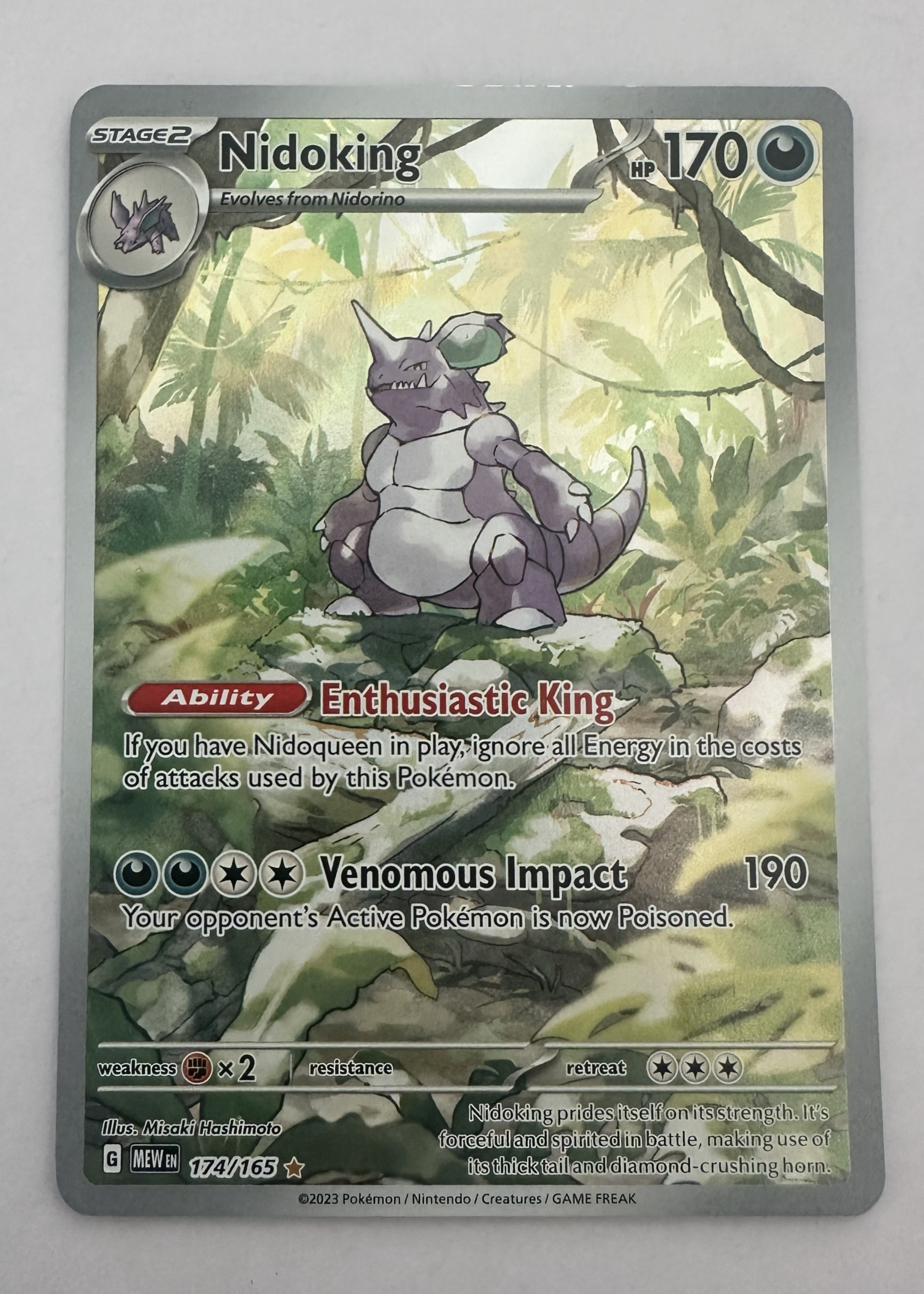pokemon card penny sleeves Giovanni's Nidoking (7/132) [Gym Challenge] – Pokemon Plug main image 0