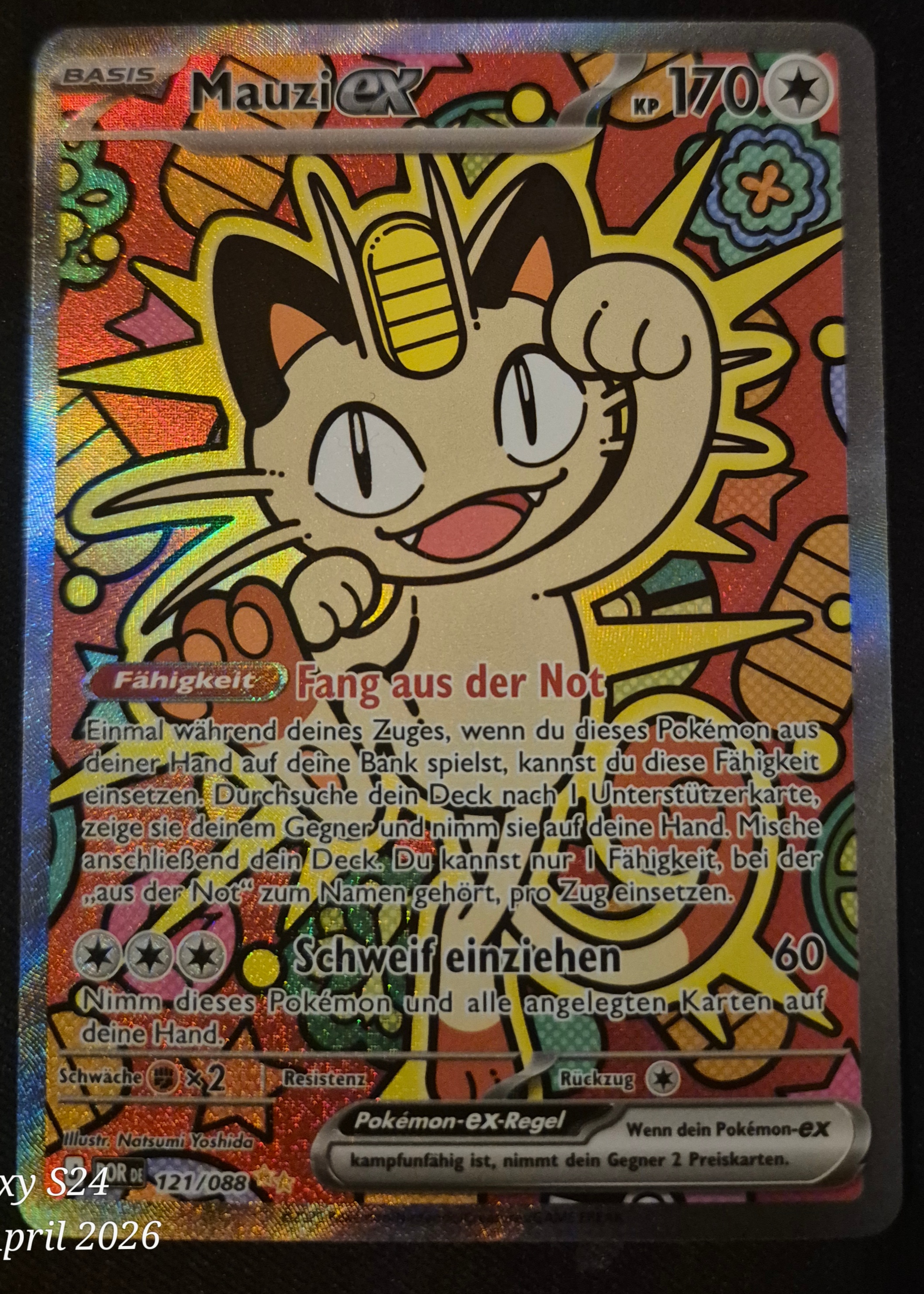 Meowth ex - Grade 9 - Perfect Order #121/088 | TCGrader