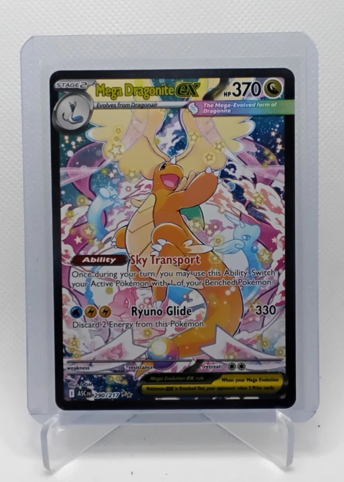 Mega Dragonite ex - Grade 9 - Ascended Heroes #290/217 | TCGrader