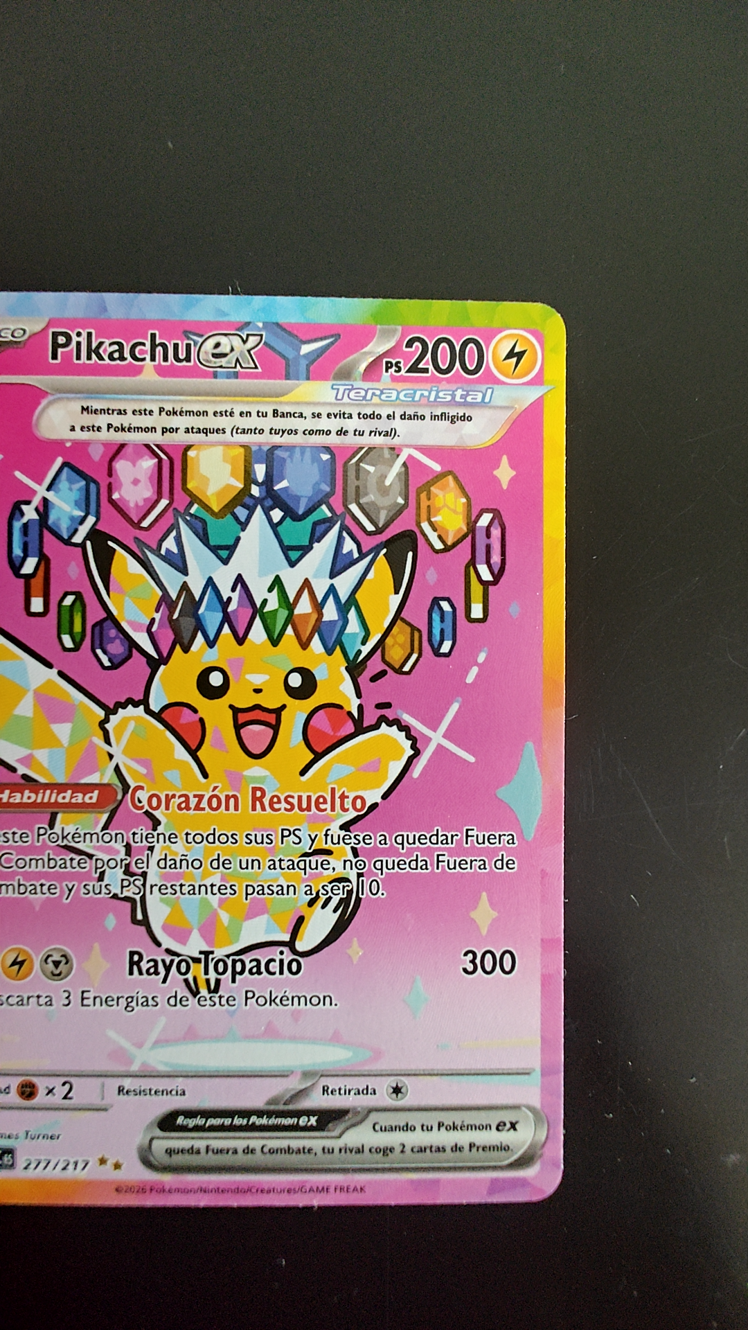 Pikachu ex - Grade 9 - Ascended Heroes #277/217 | TCGrader