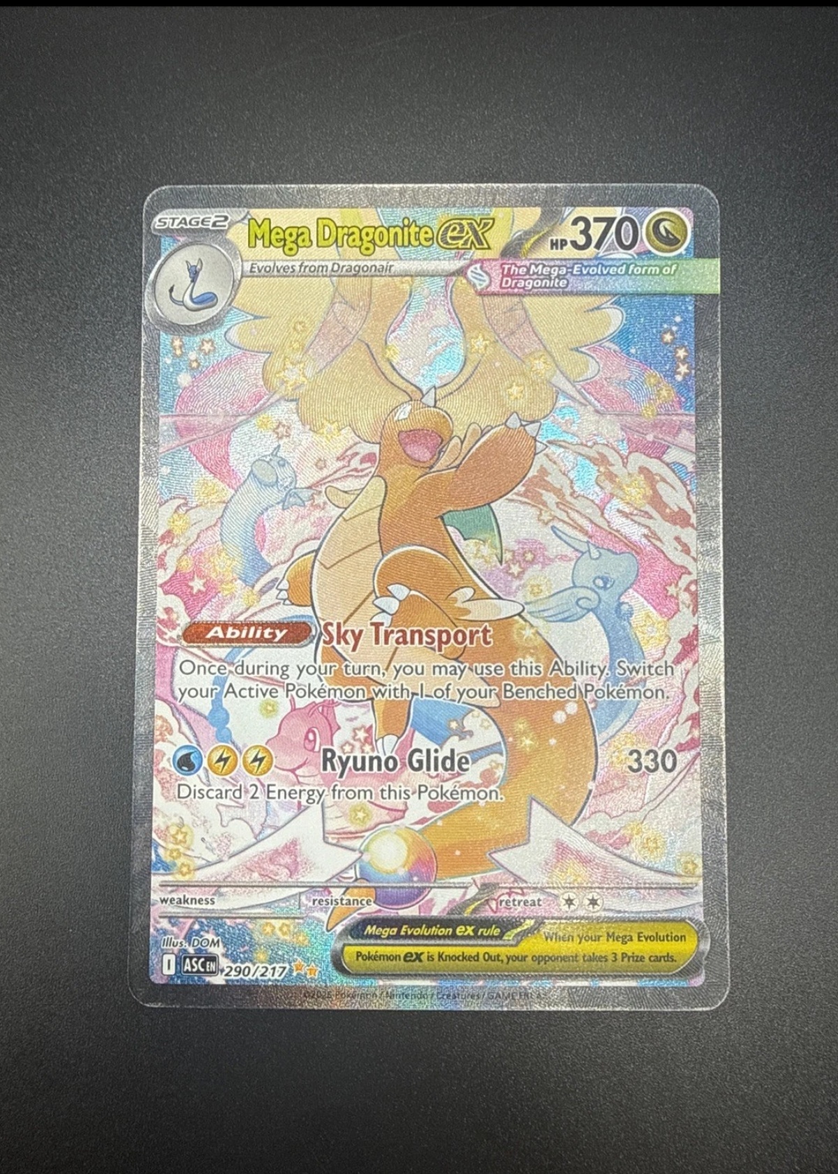 Mega Dragonite ex - Grade 9 - Ascended Heroes #290/217 | TCGrader