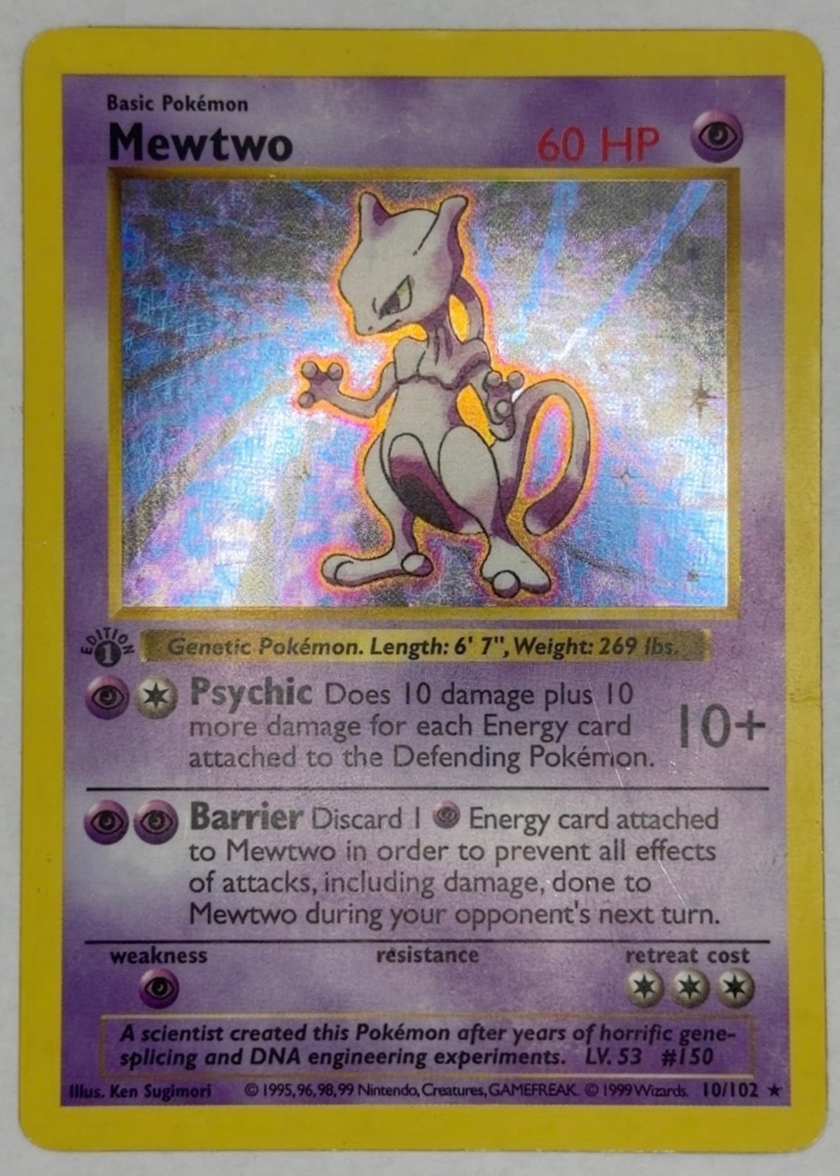 mewtwo graded card [SOLD] Pokemon TCG Graded Card: 2015 Mewtwo EX #163 English PSA 10