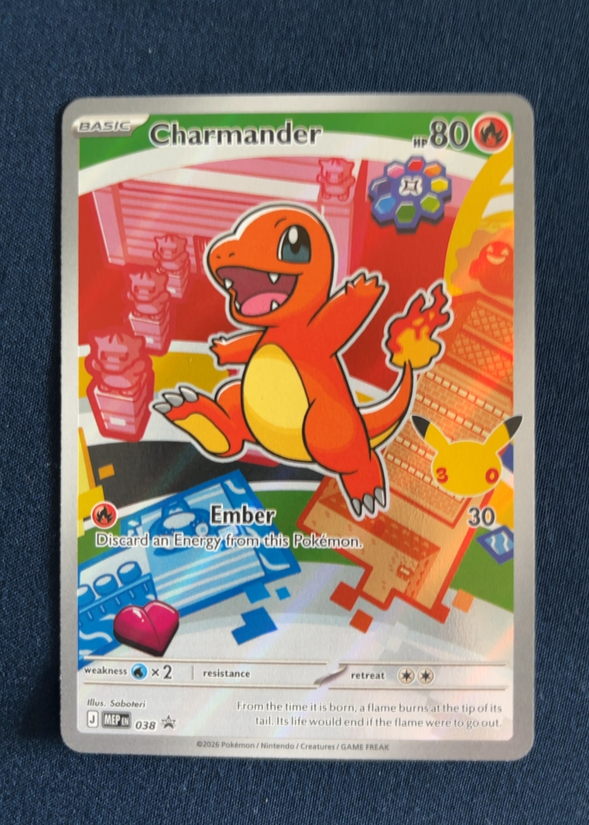 new charmander pokemon card Pokémon Center Exclusive Charmander SVP #044 main image 1