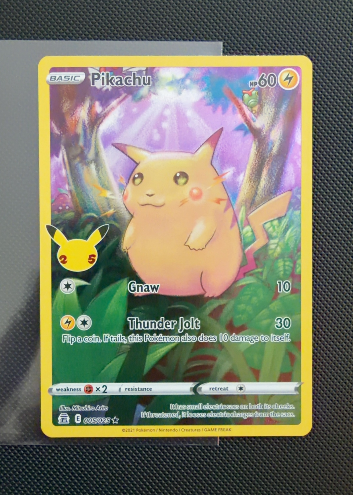 Pikachu - Grade 9 - Celebrations #005/025 | TCGrader Pikachu - Grade 9 - Celebrations #005/025 | TCGrader