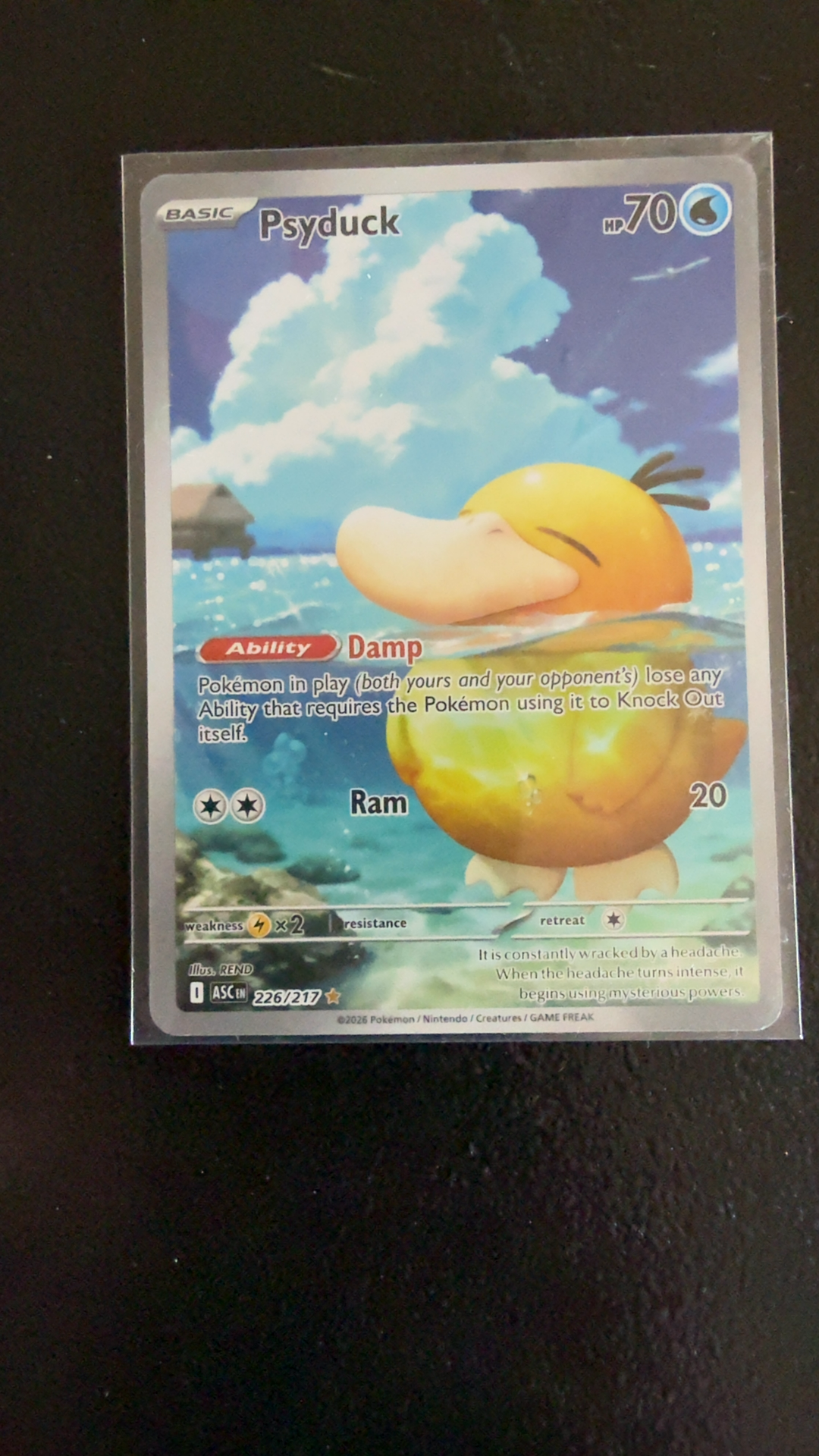 psyduck graded card Psyduck - Grade 9 - Ascended Heroes #226/217