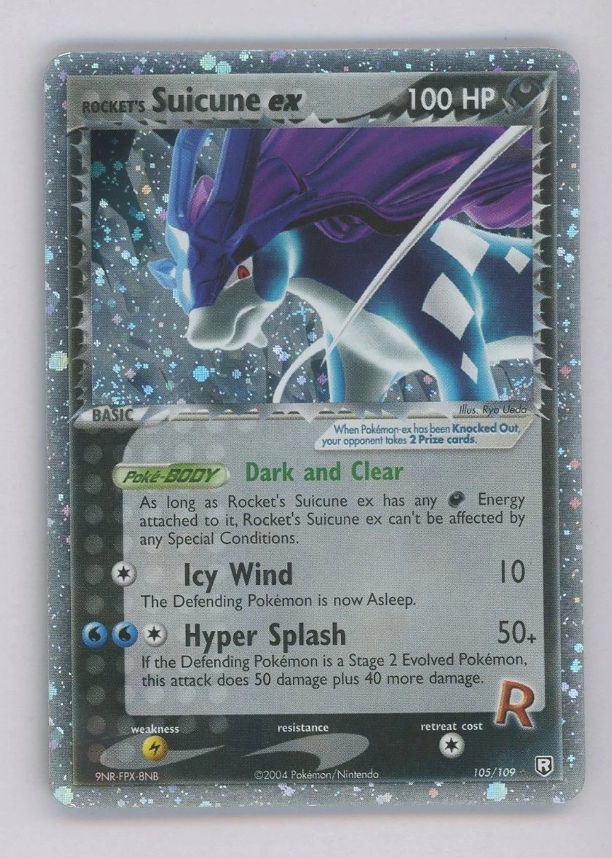 Rocket's Suicune ex - Grade 7 - Team Rocket Returns #105/109