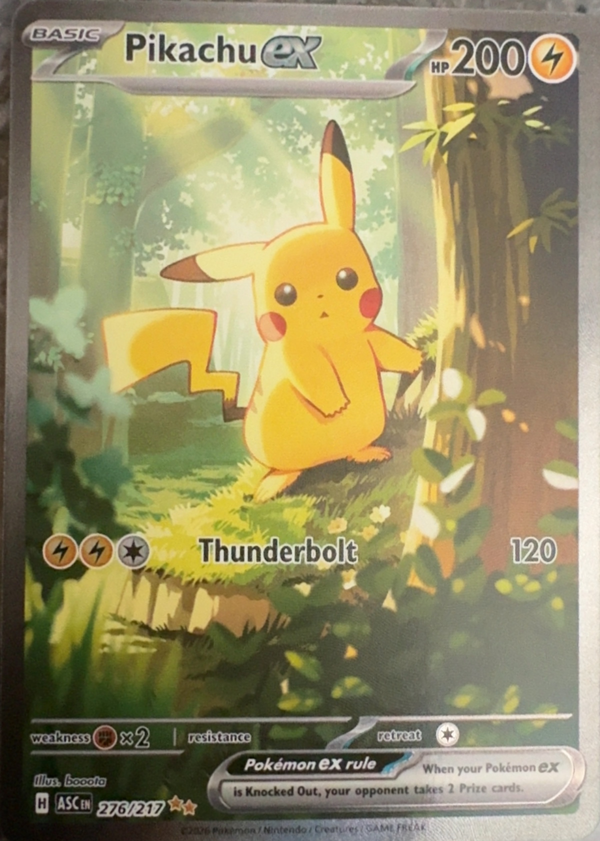 Pikachu ex - Grade 8.5 - Ascended Heroes #276/217 | TCGrader