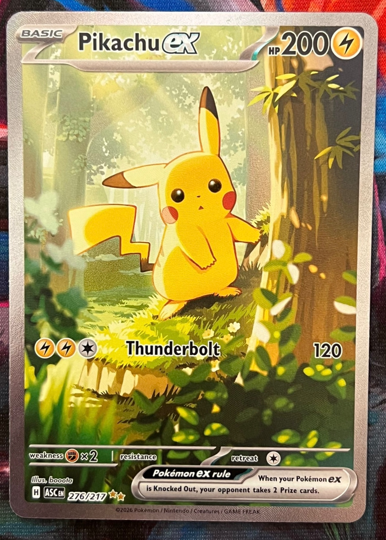 Pikachu ex - Grade 9 - Ascended Heroes #276/217 | TCGrader