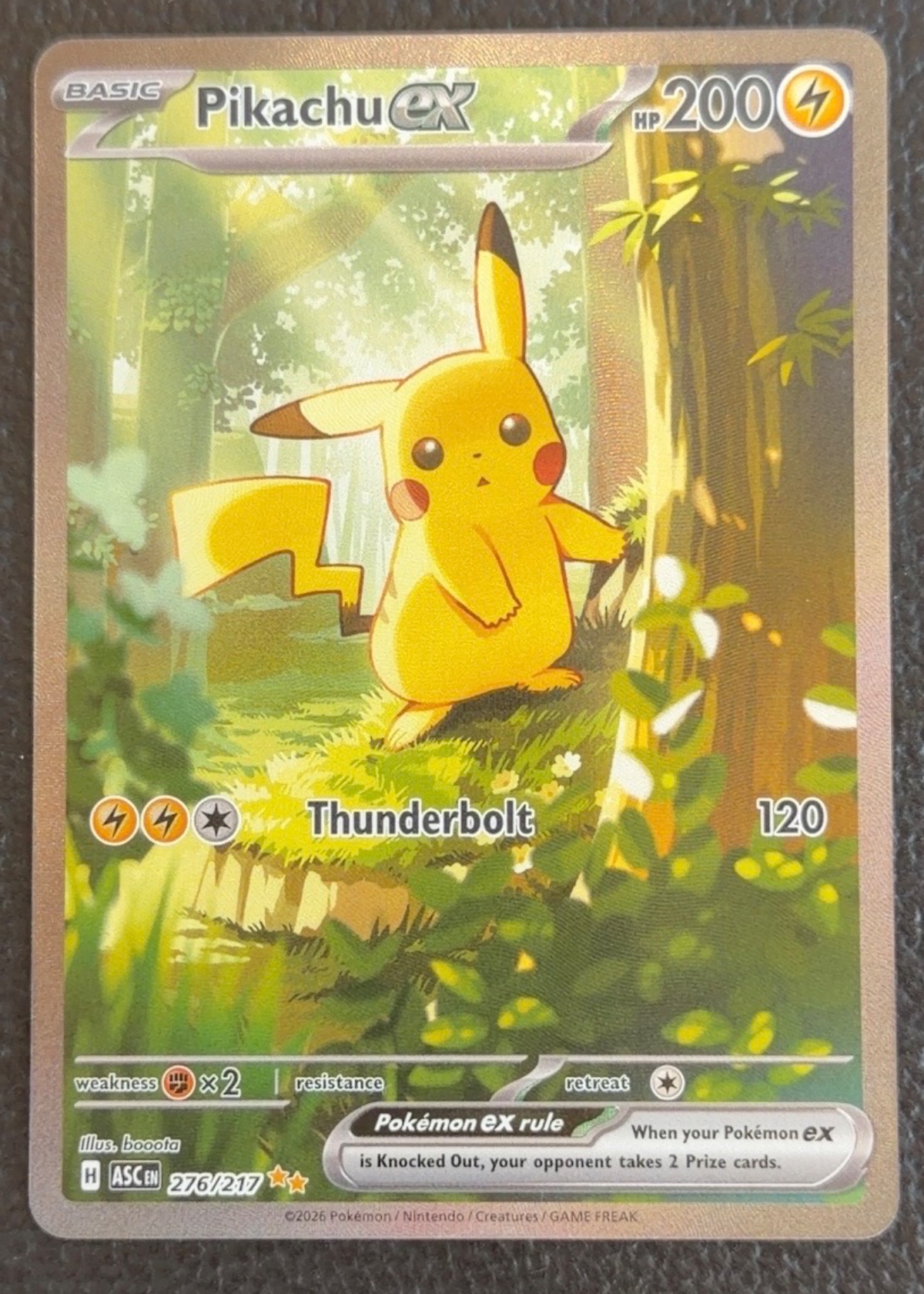 Pikachu ex - Grade 9 - Ascended Heroes #276/217 | TCGrader