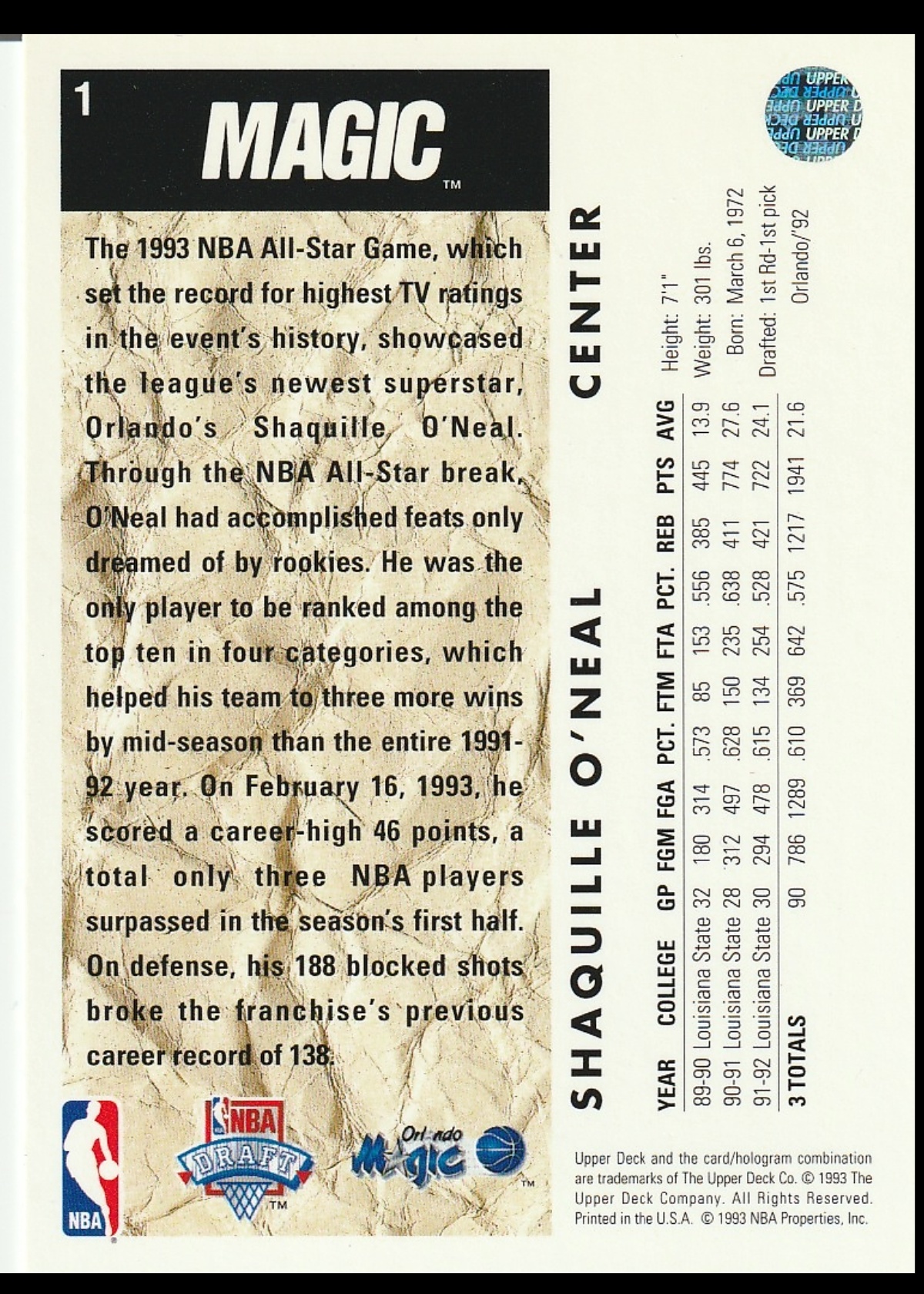 Card back