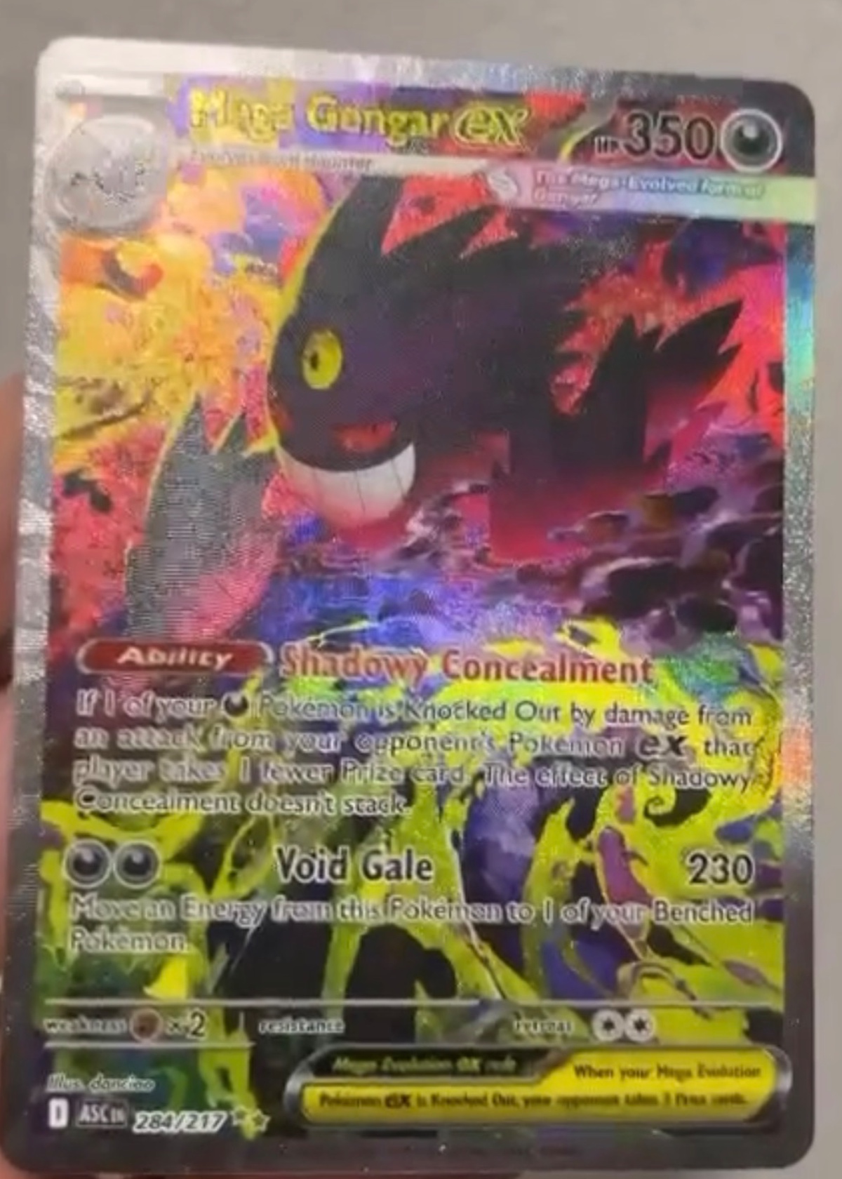 shiny mega gengar pokemon card Pok?mon Collectible Tcg: Moonlit Mega : Toys & Games Encased in a durable acrylic holder to highlight the vibrant artwork of this fan Today's pokemon tcg card of