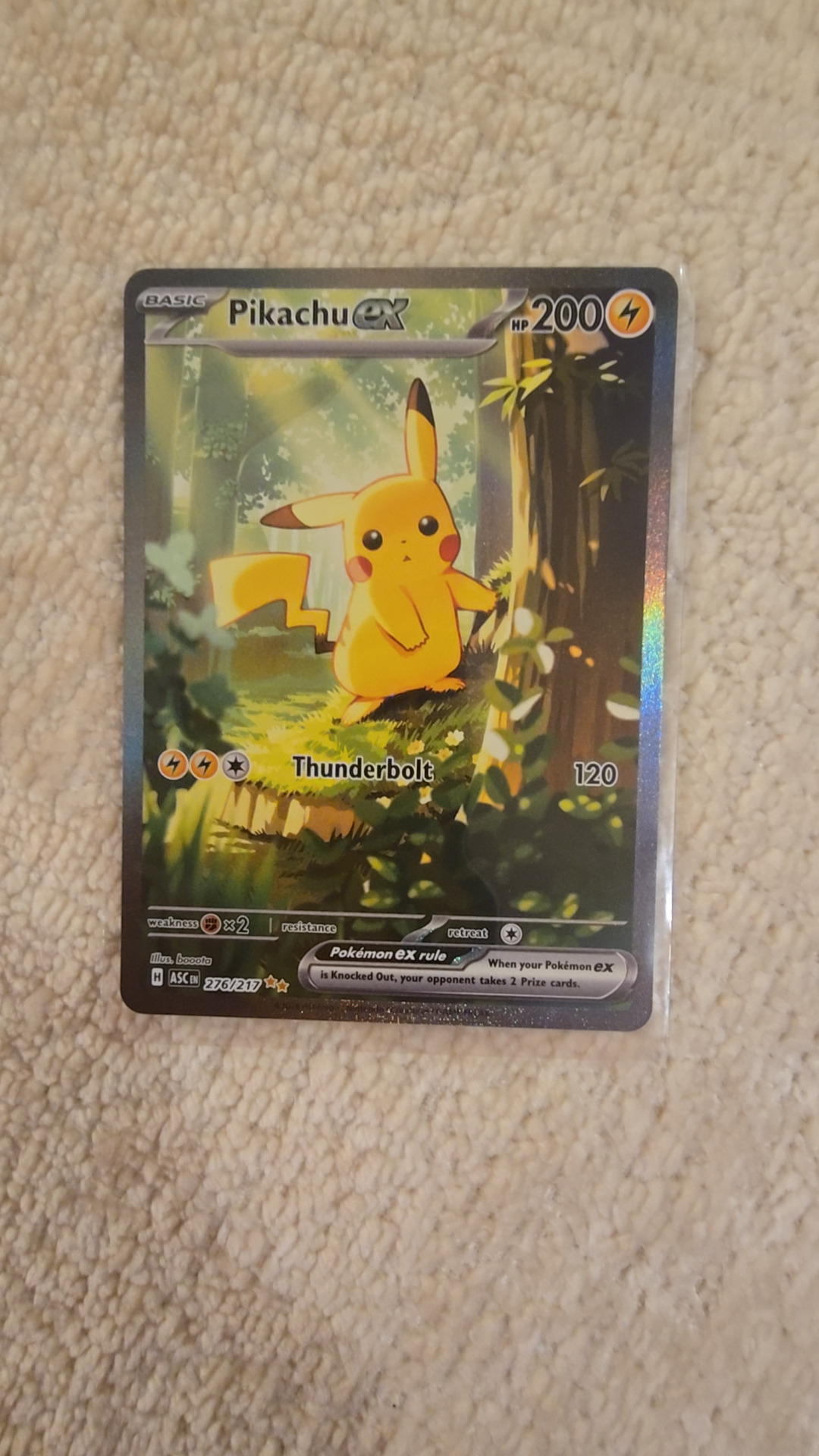 Pikachu ex - Grade 9 - Ascended Heroes #276/217 | TCGrader