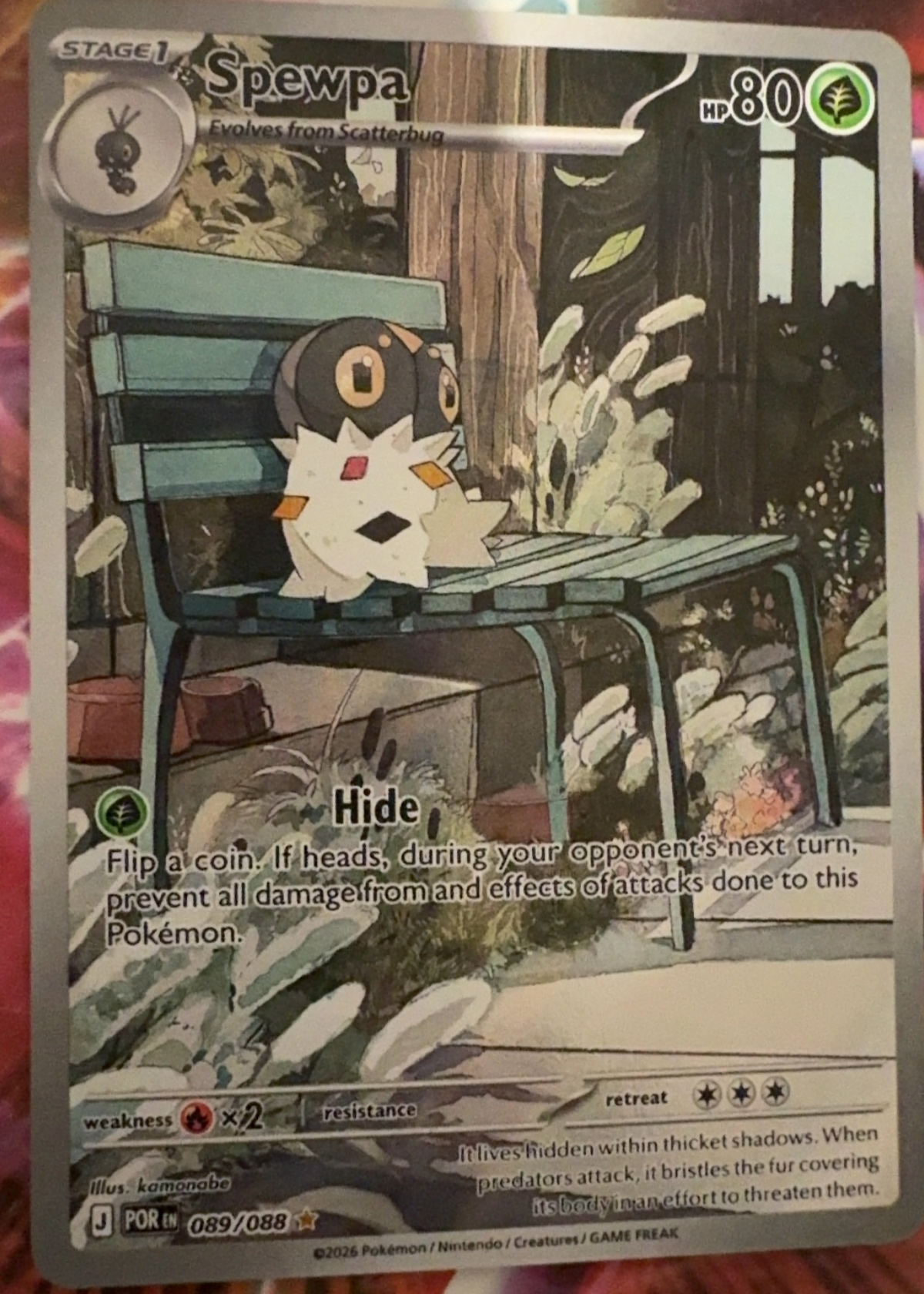 spewpa pokemon card Spewpa - SV08: Surging Sparks