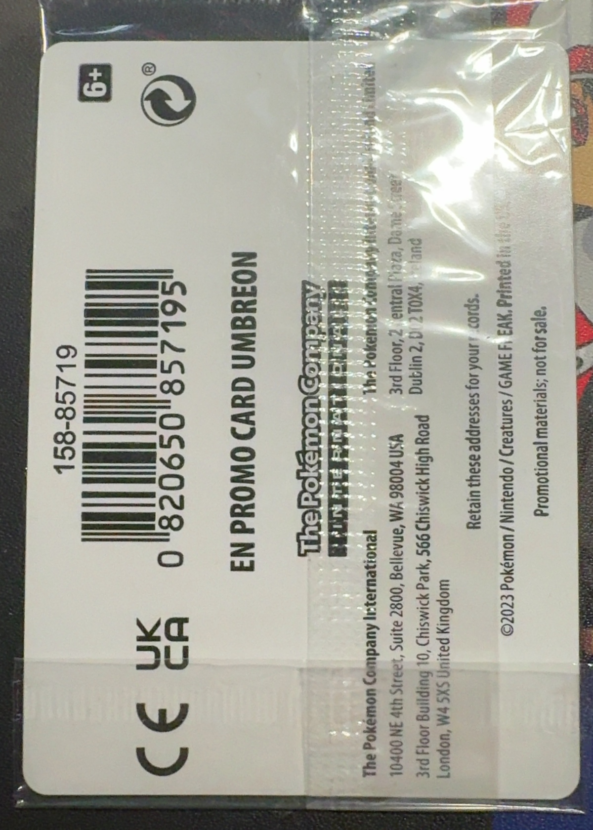 Card back