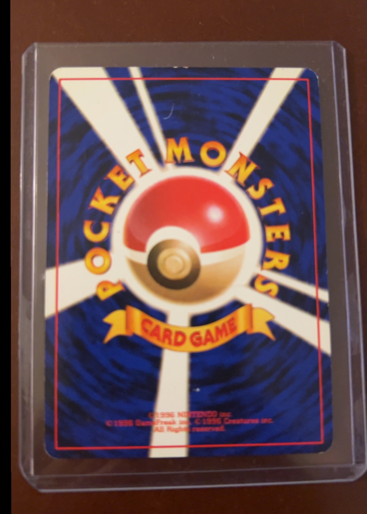 Card back