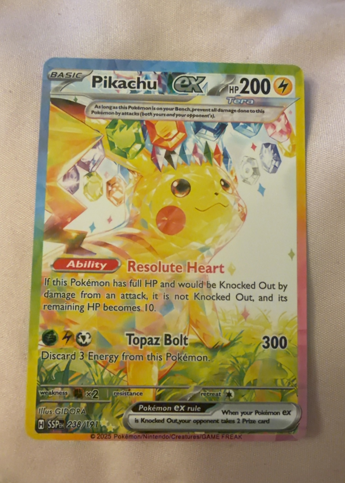 300 damage pokemon cards 2026 ASC EN-ASCENDED HEROES #277 PIKACHU ex SPECIAL ILLUSTRATI Topcard Unknown Double Blaze GX (200+) If this Pokmon has at least 3 extra Fire Energy attached to it Listing Not Found | TCGrader