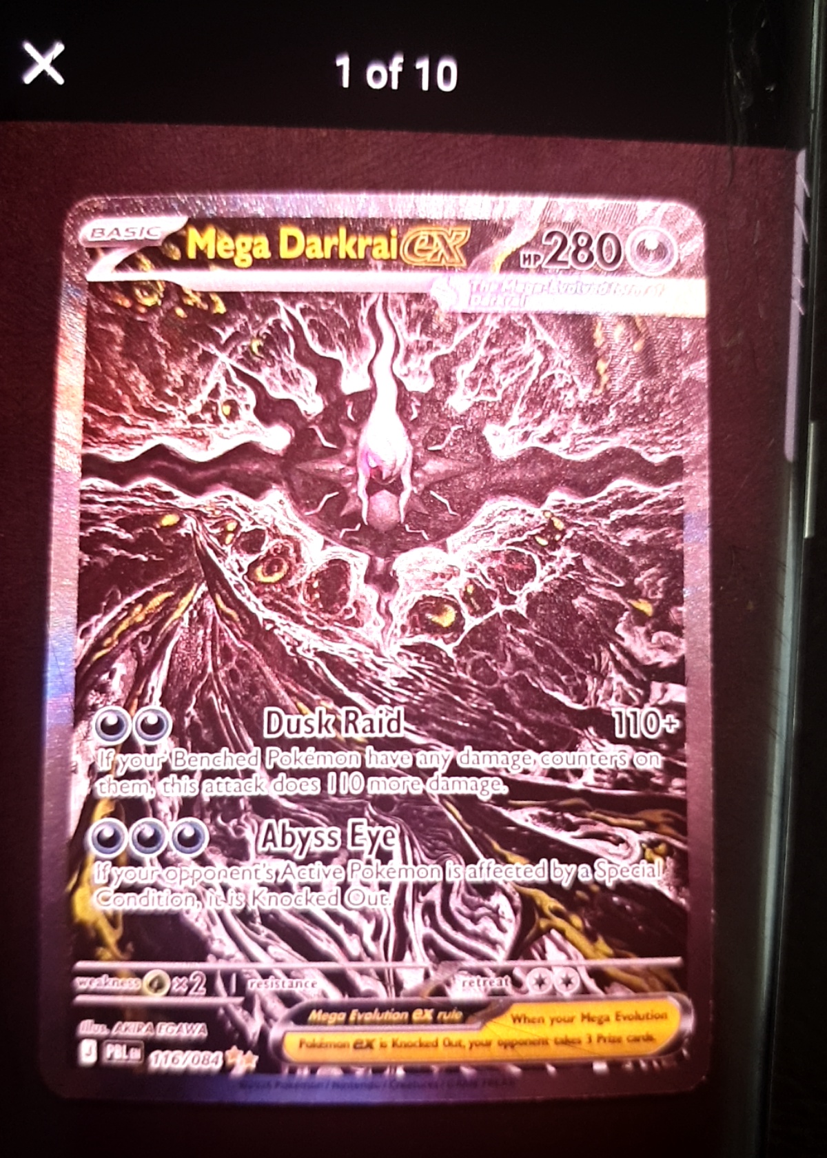 Mega Darkrai ex
