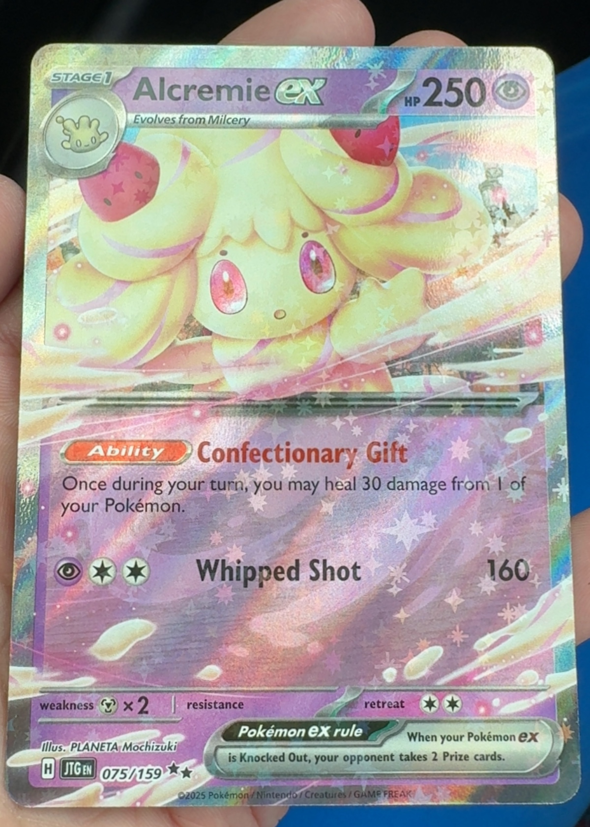 Alcremie ex - Journey Together [Grade 9]