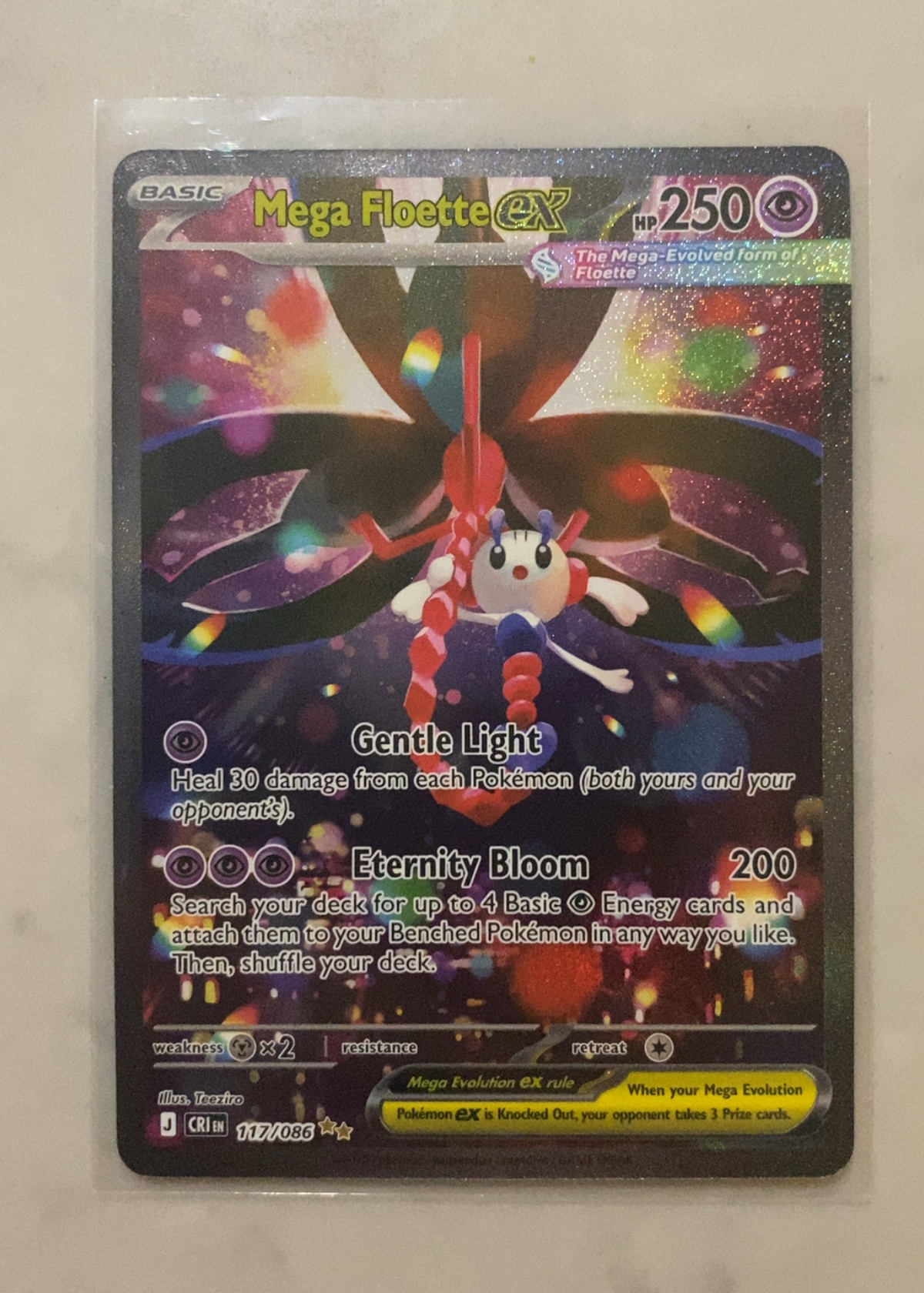 pokemon floette card Pokmon TCG Japanese Mega EX 115/083 M4 Mint Fairy Ability Flower Picking When you play this Pokmon from your hand to evolve 1 of your Pokmon during your turn POKEMON XY FLASHFIRE - FLOETTE