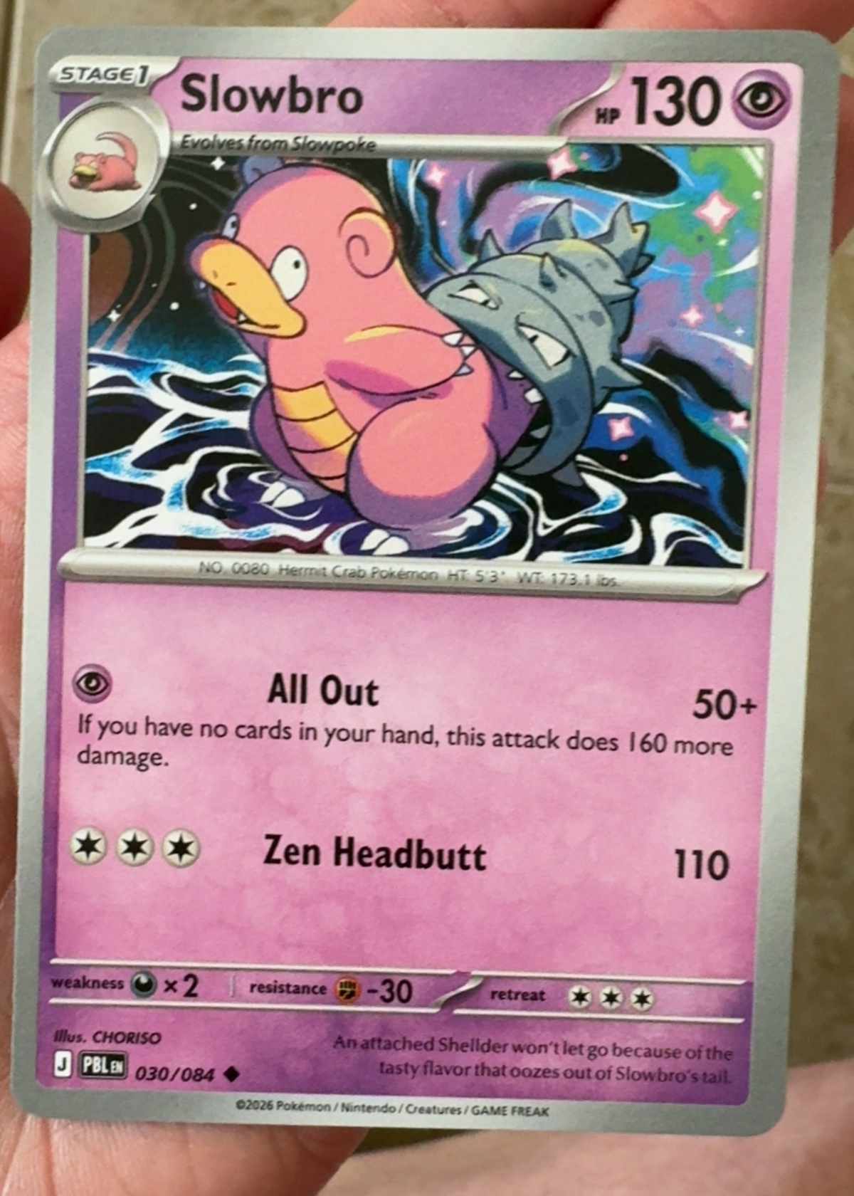 Slowbro - Pitch Black [Grade 9.5]
