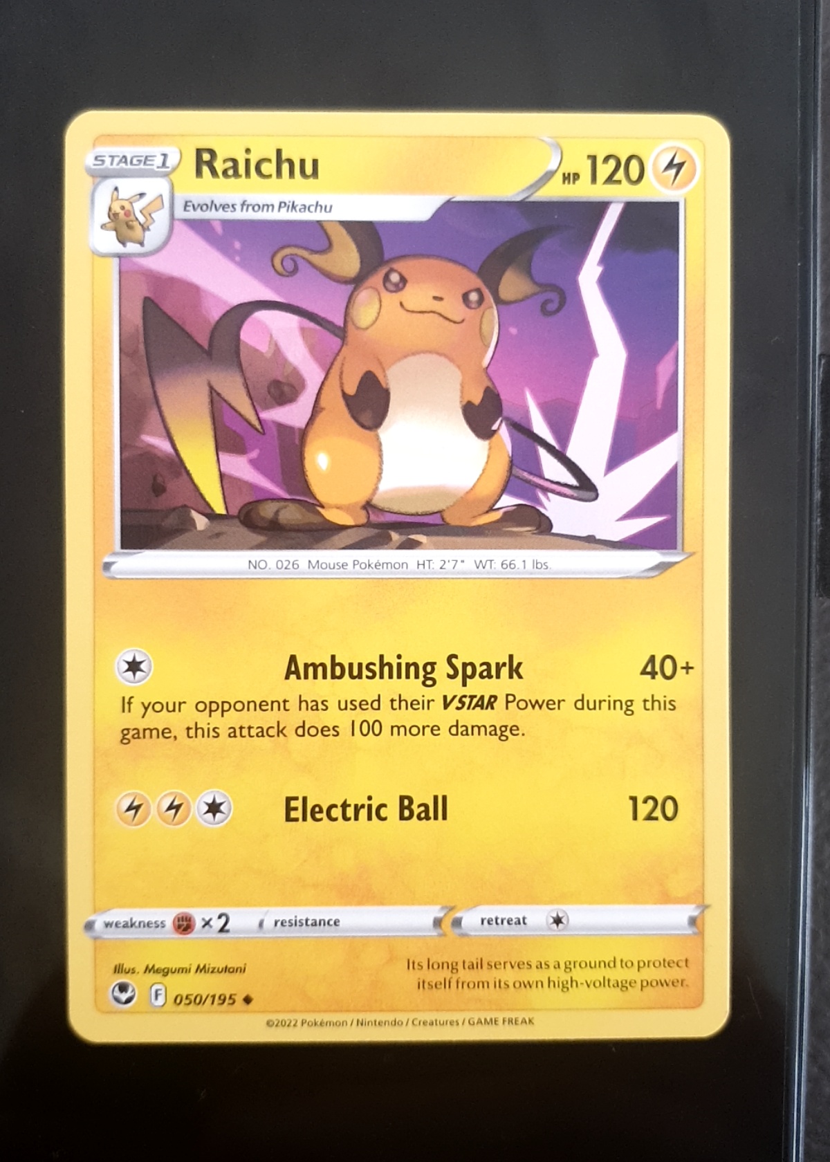 Raichu - Silver Tempest [Grade 9]