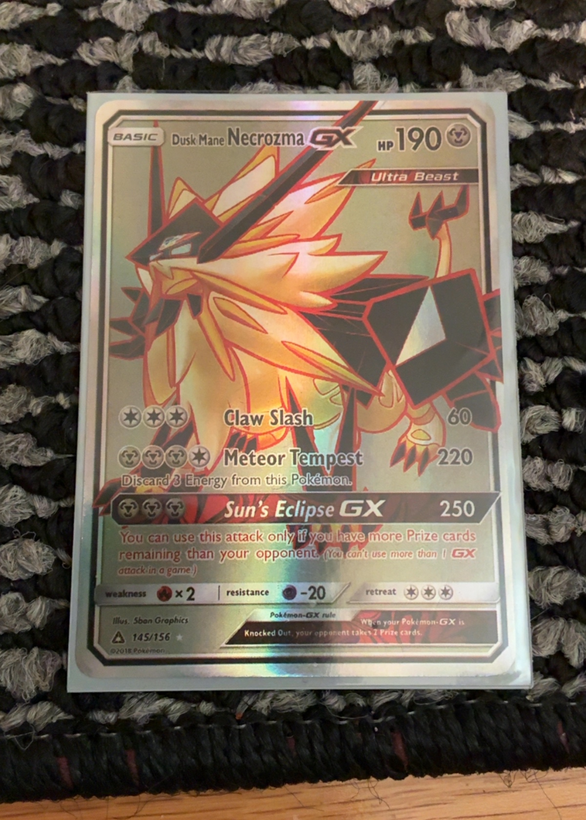 pokemon card dusk mane necrozma SM Ultra Prism Holofoil — buy this pokémon card at Poké Jeux. Pokemon Dusk Mane Necrozma 6