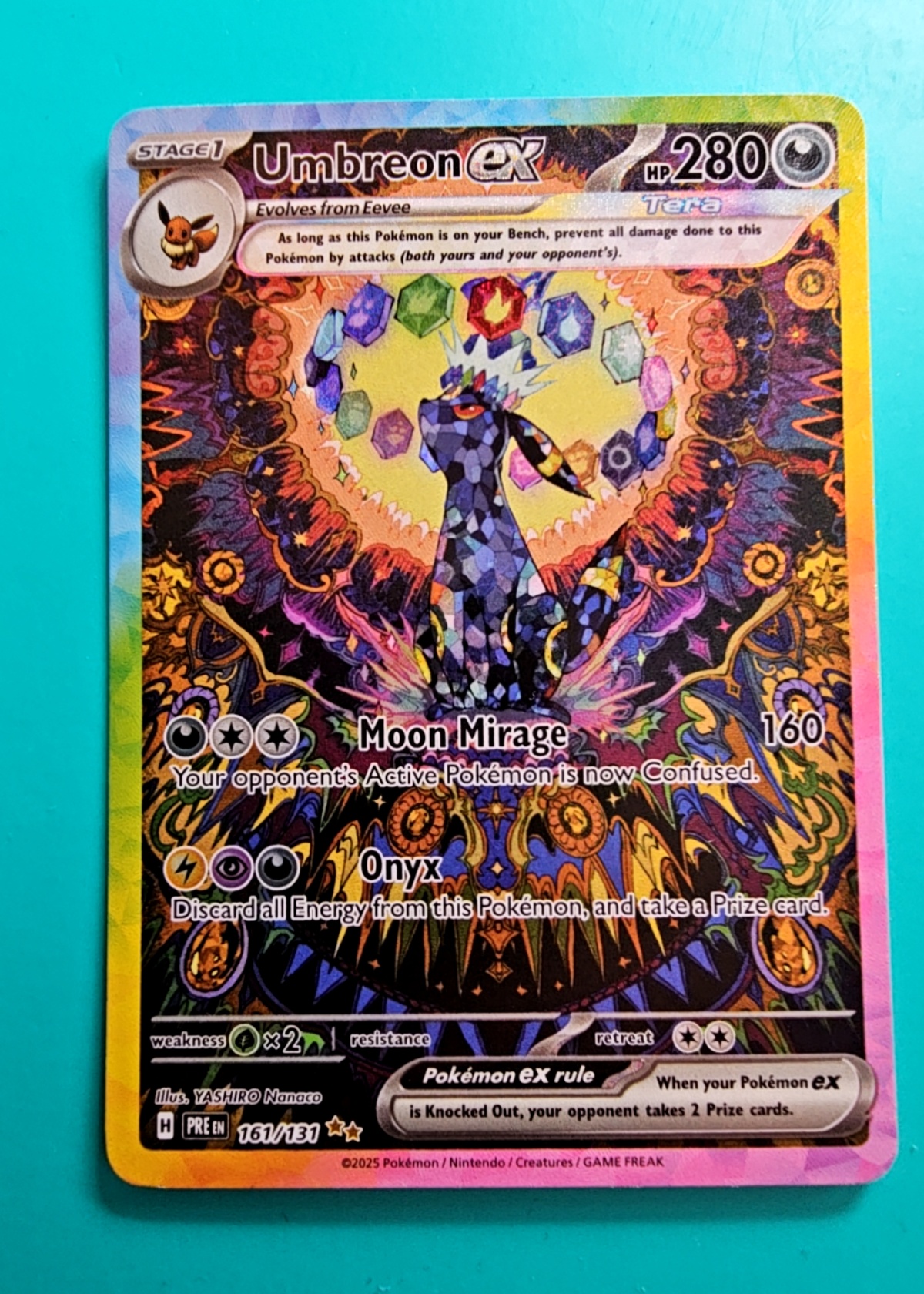 Umbreon ex - Grade 9 - Prismatic Evolutions #161/131 | TCGrader