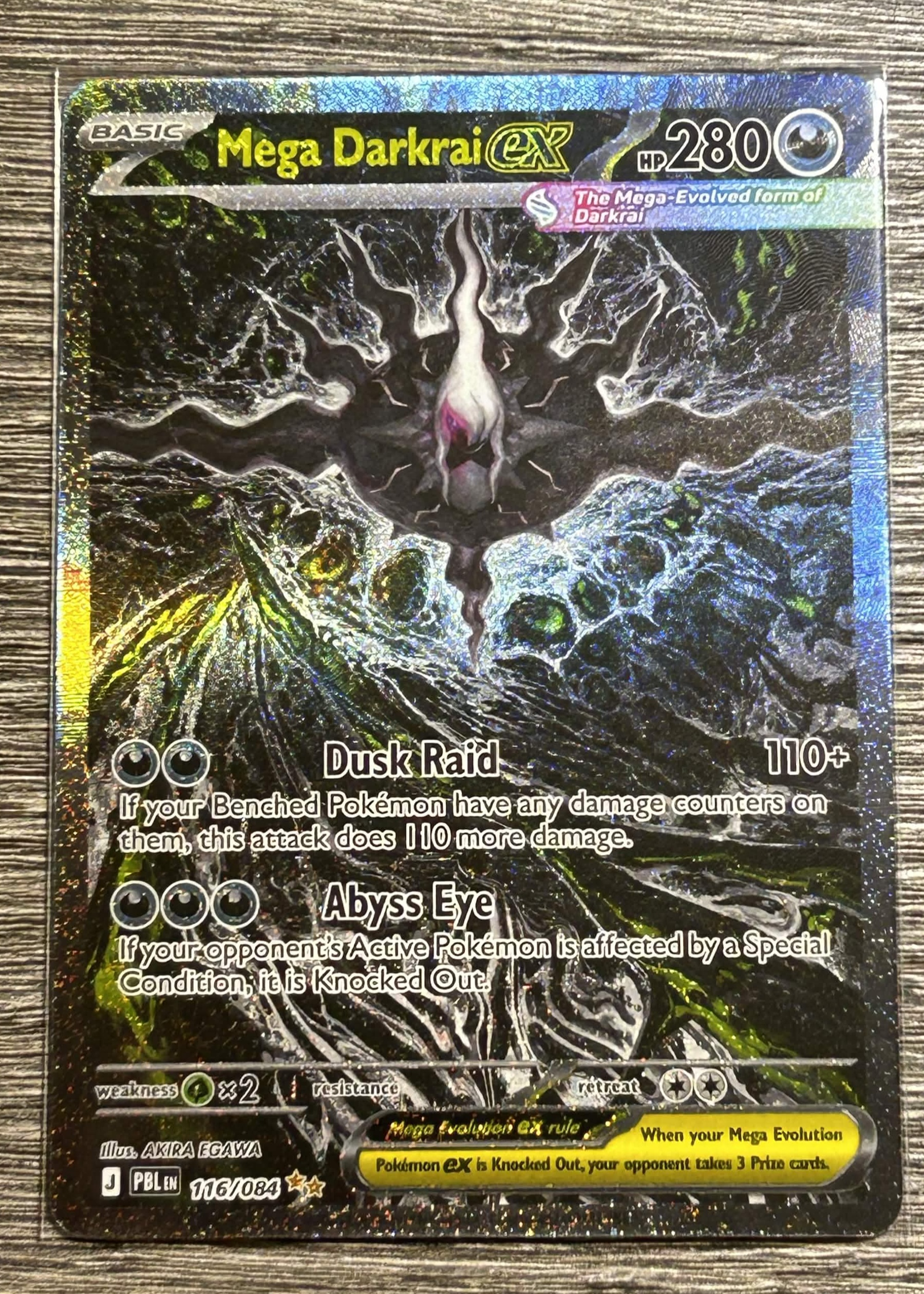 Mega Darkrai ex - Grade 8.5 - Pitch Black #116/084 | TCGrader