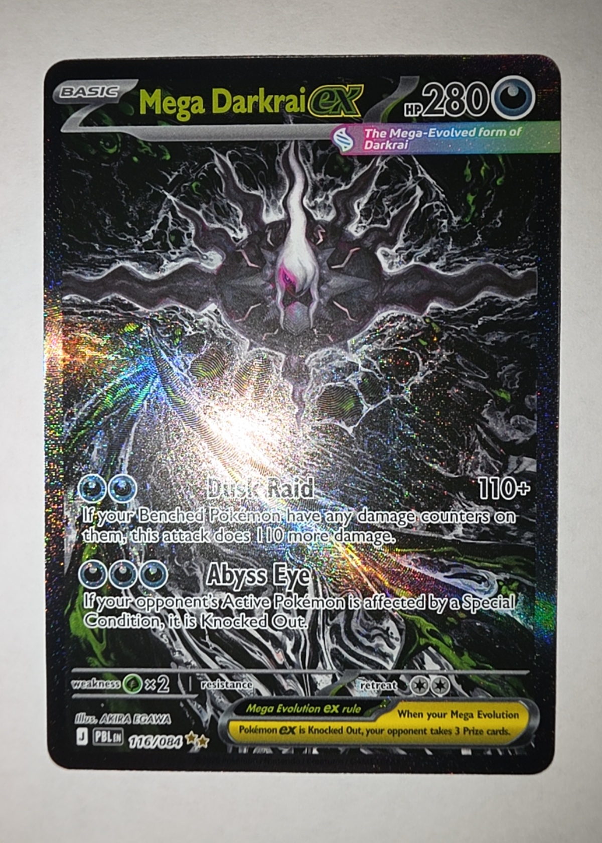 Mega Darkrai ex - Grade 6.5 - Pitch Black #116/084 | TCGrader
