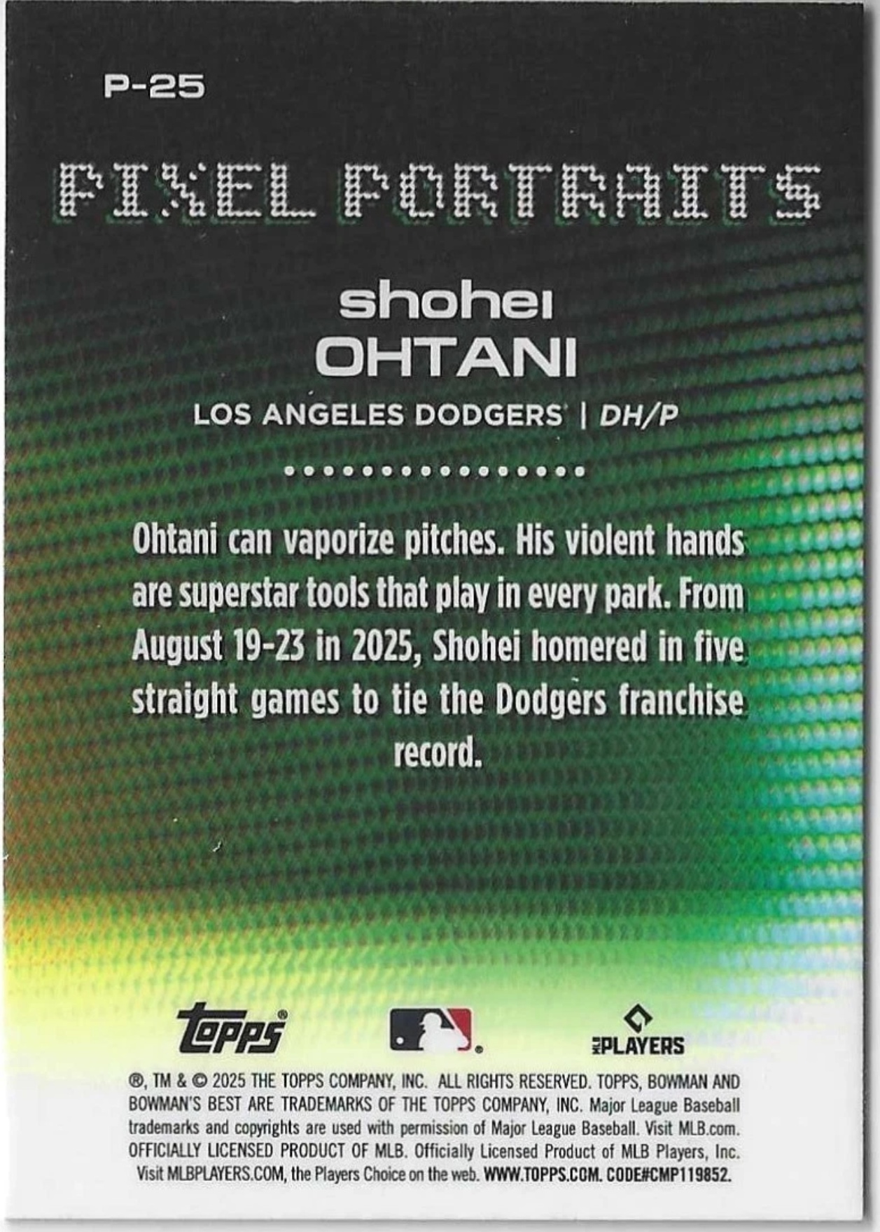 Card back