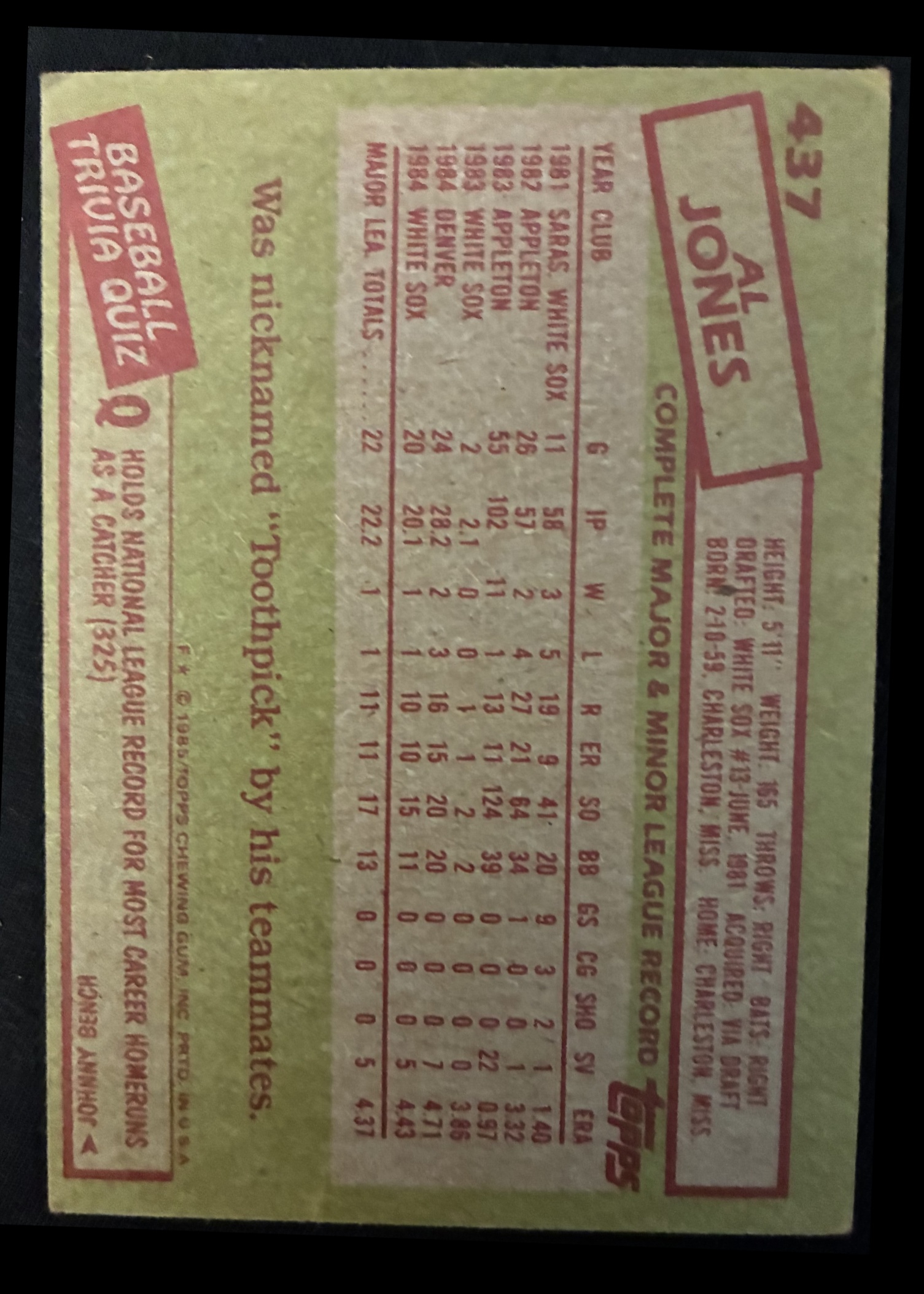 Card back