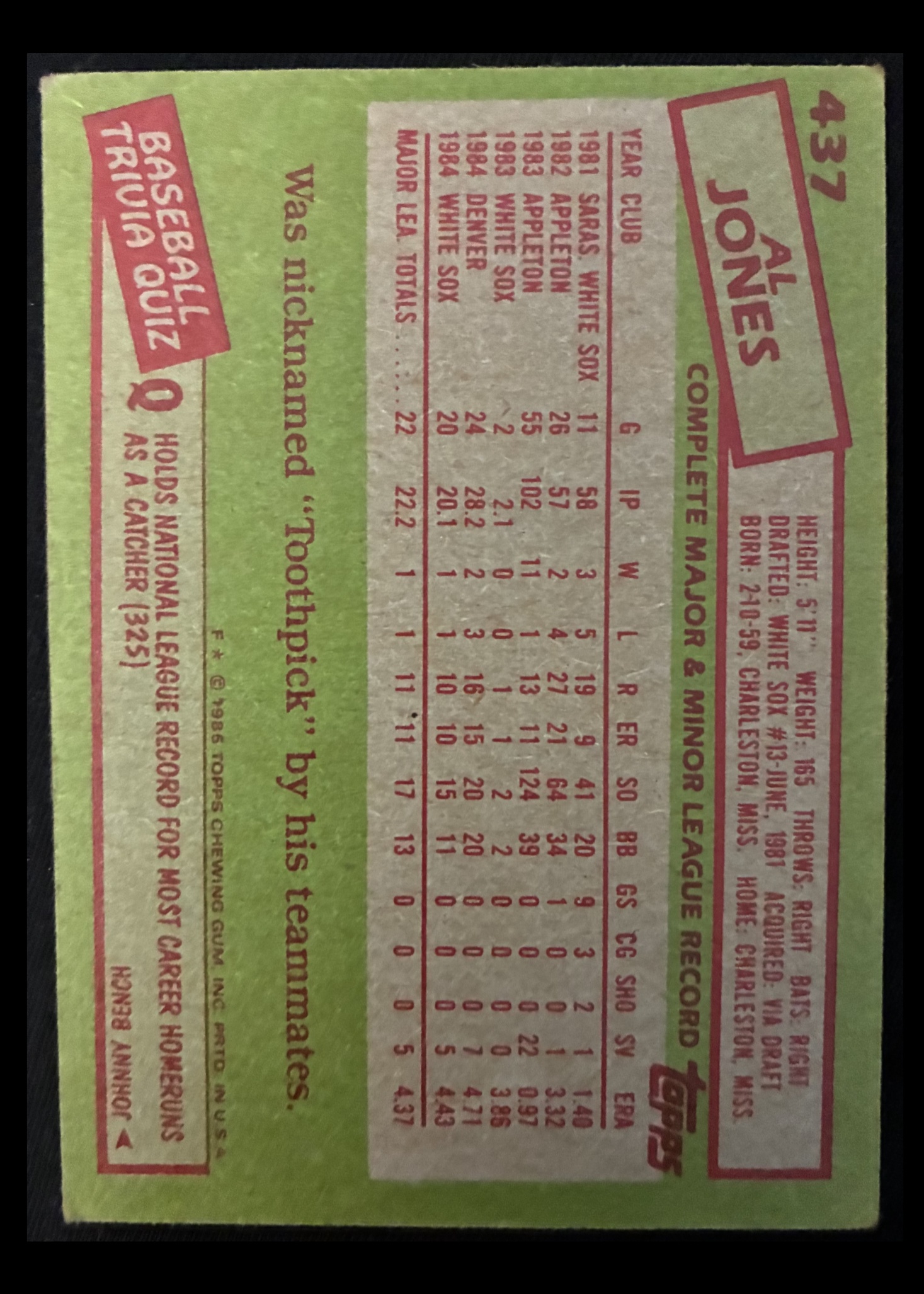Card back